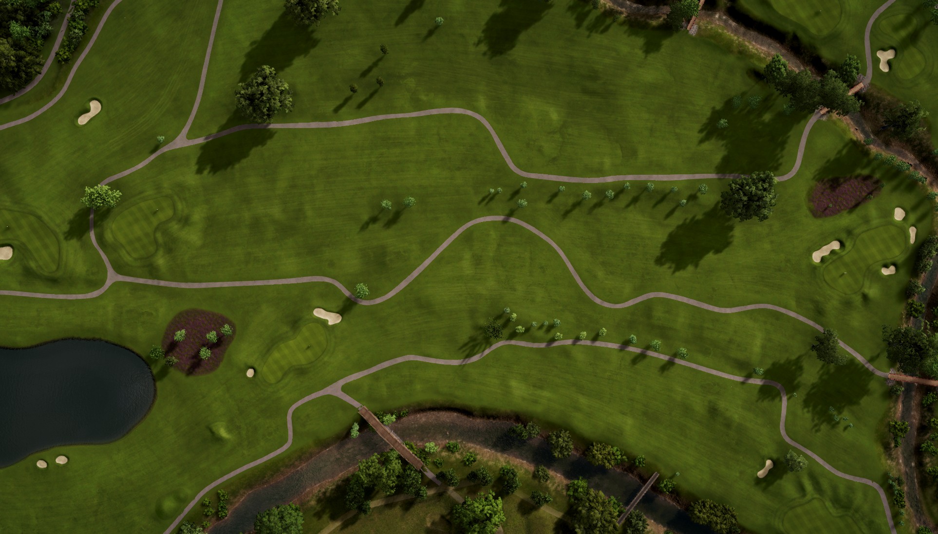 Hole 2 at Bobby Jones Magnolia Golf Course