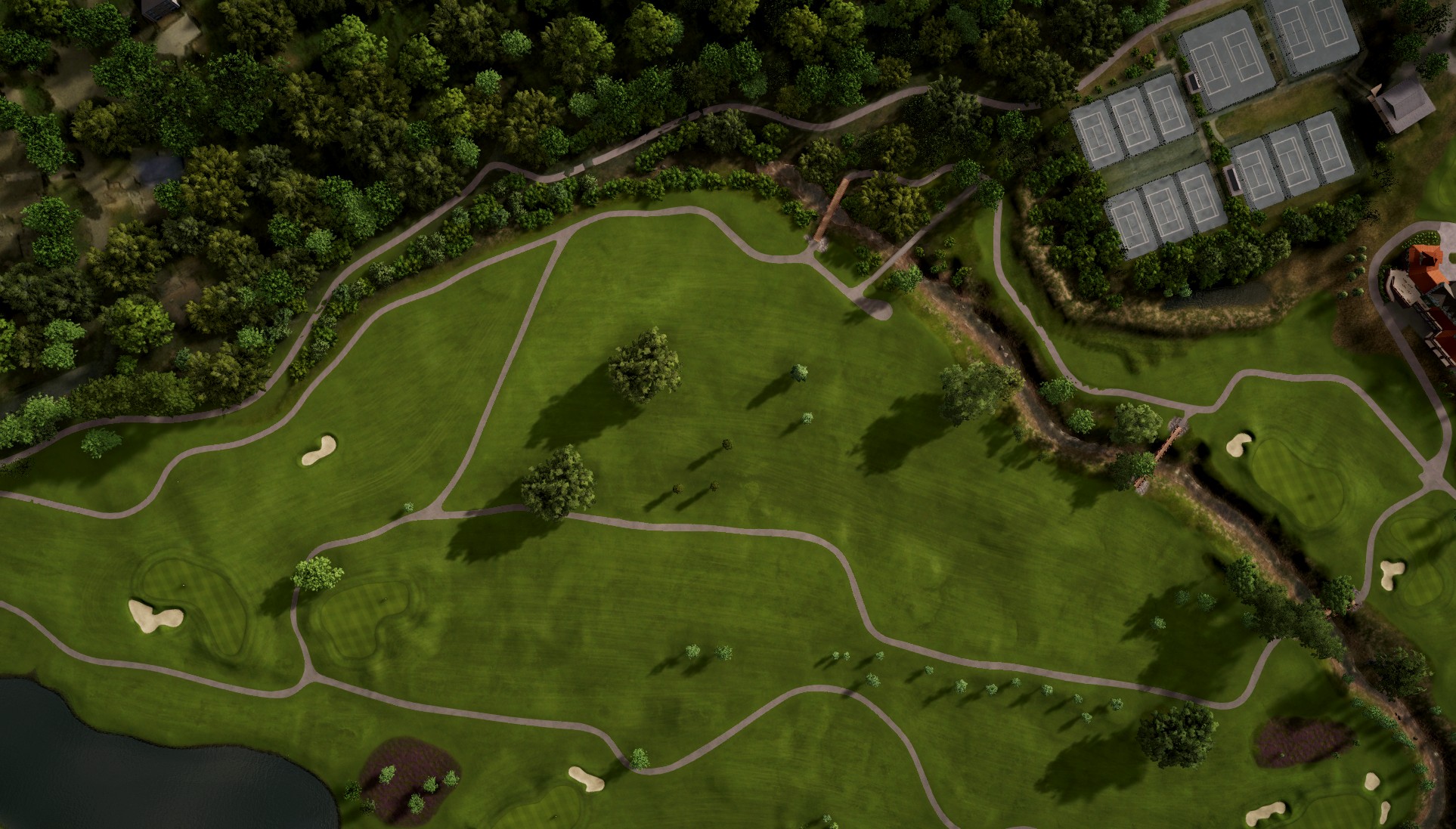 Hole 9 at Bobby Jones Magnolia Golf Course