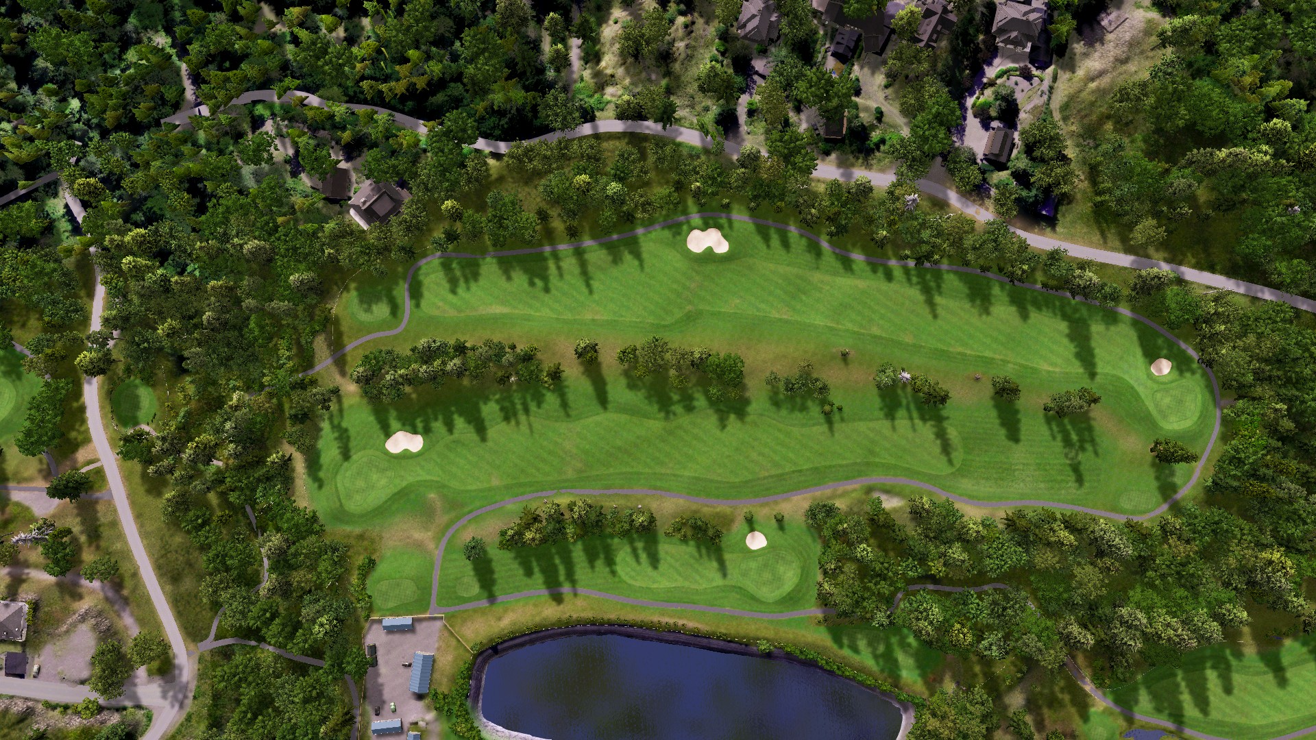 Hole 2 at Bowen Island