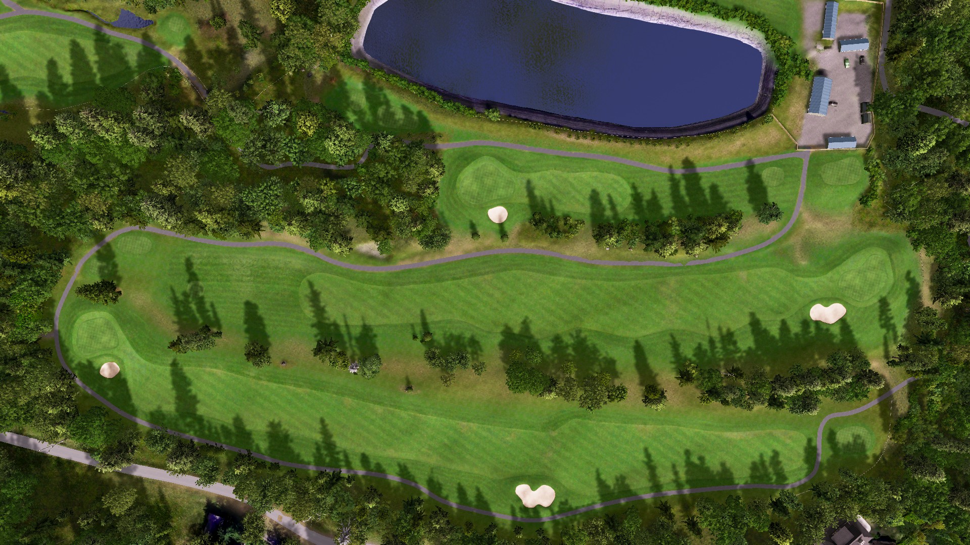 Hole 3 at Bowen Island
