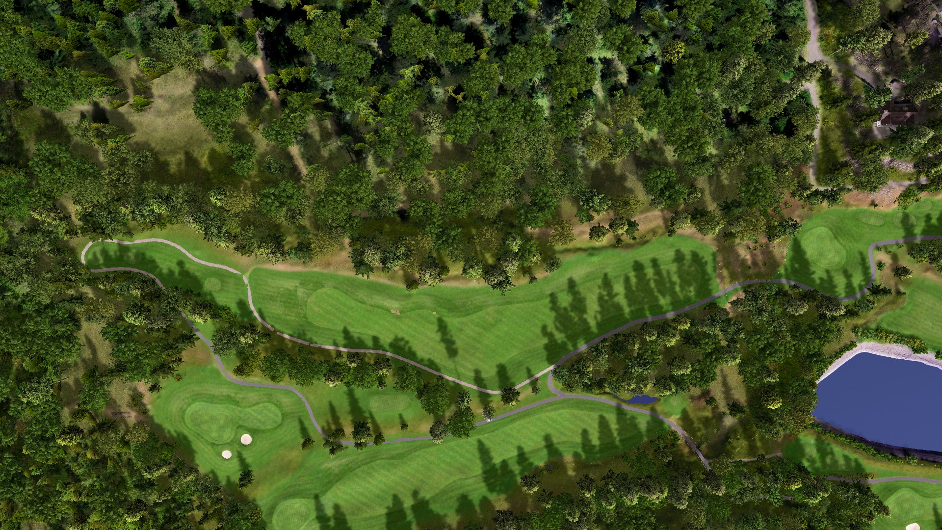 Hole 7 at Bowen Island