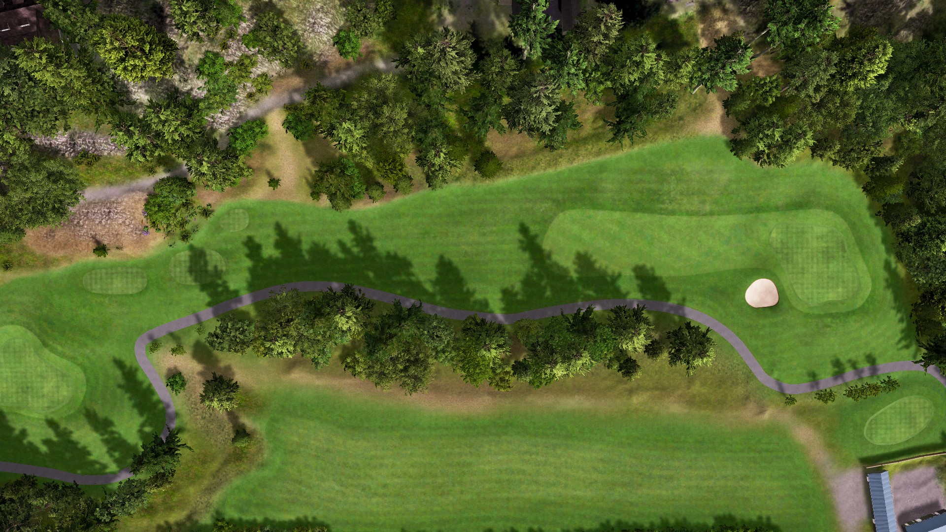 Hole 8 at Bowen Island