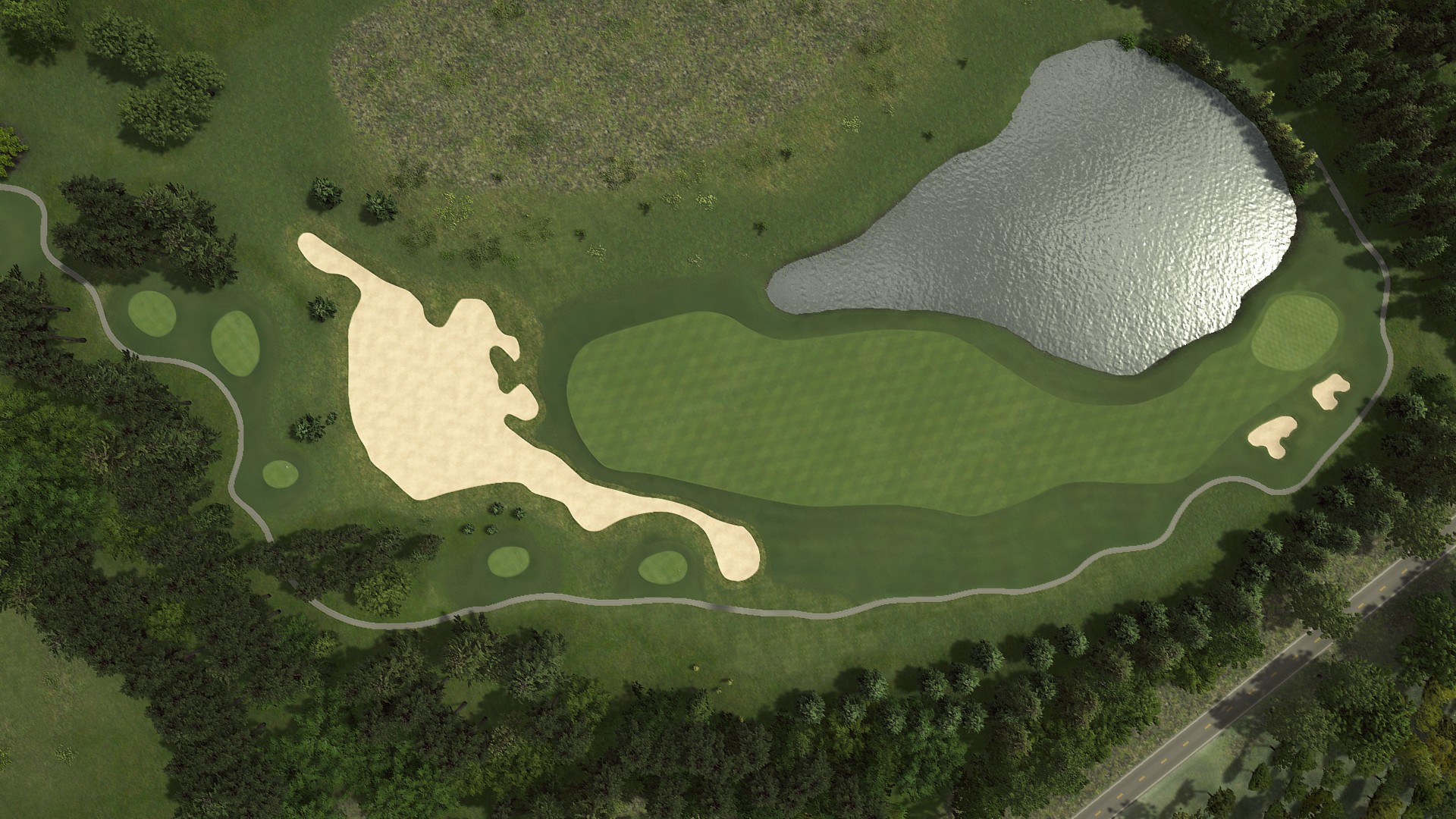 Hole 4 at Arthur Hills at The Highlands - BOYNE Golf
