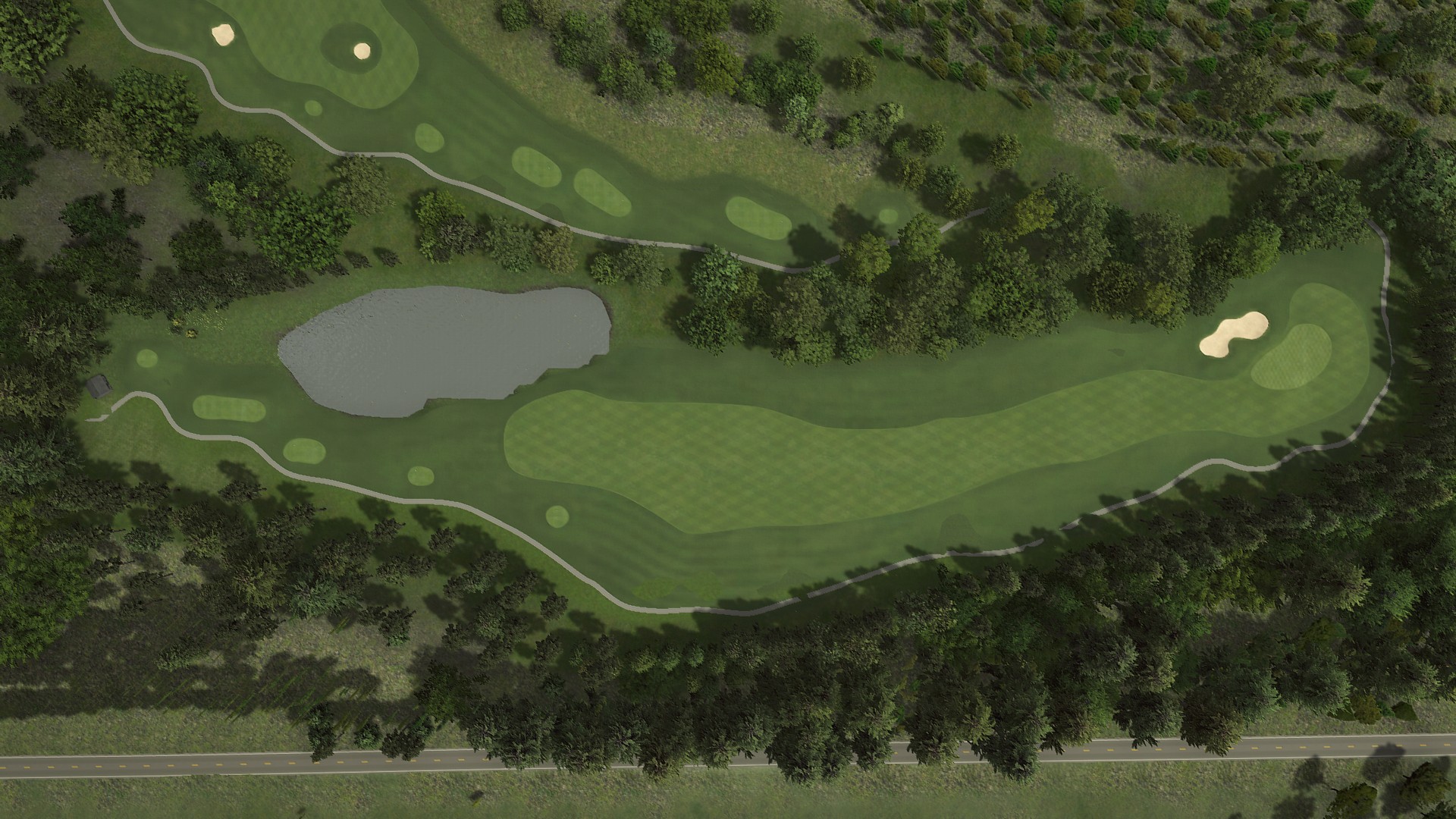 Hole 5 at Arthur Hills at The Highlands - BOYNE Golf
