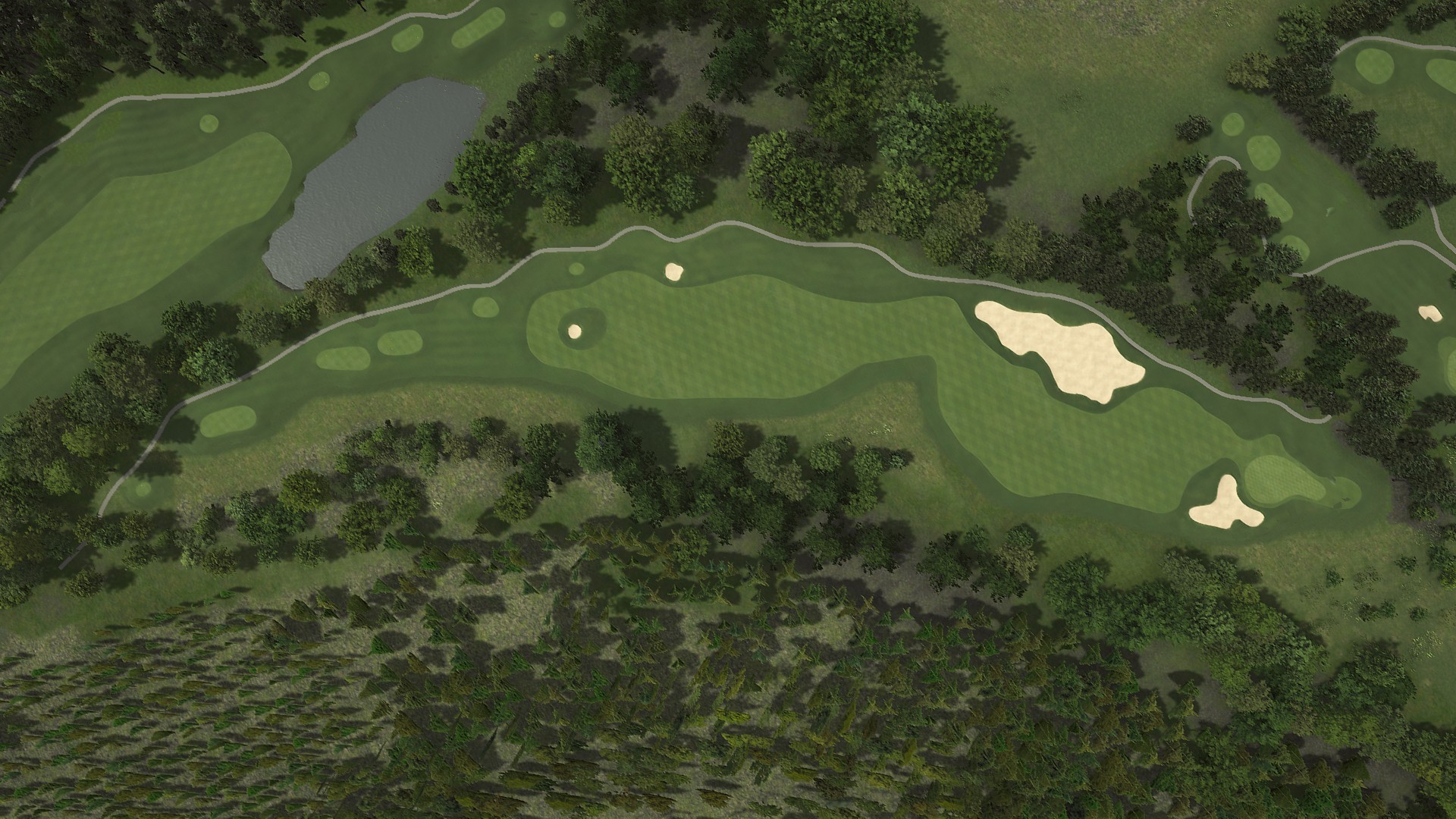 Hole 6 at Arthur Hills at The Highlands - BOYNE Golf