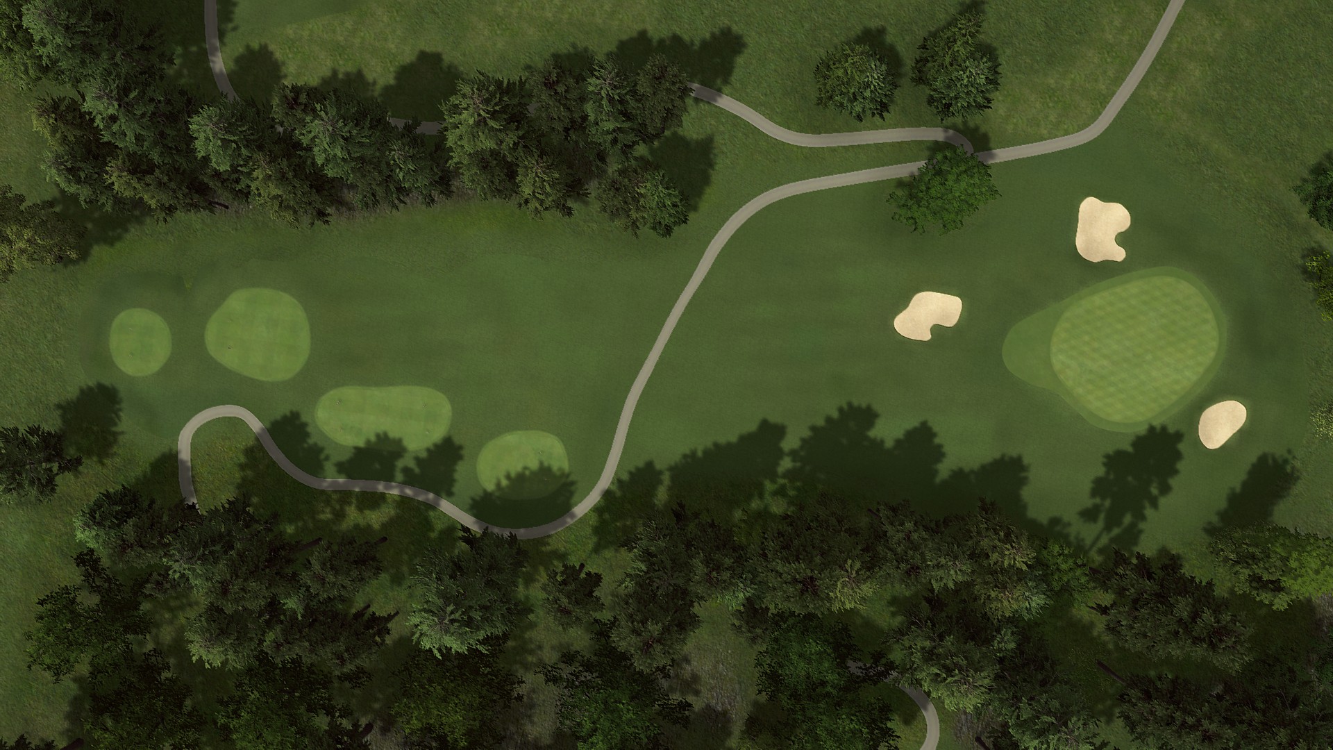 Hole 7 at Arthur Hills at The Highlands - BOYNE Golf