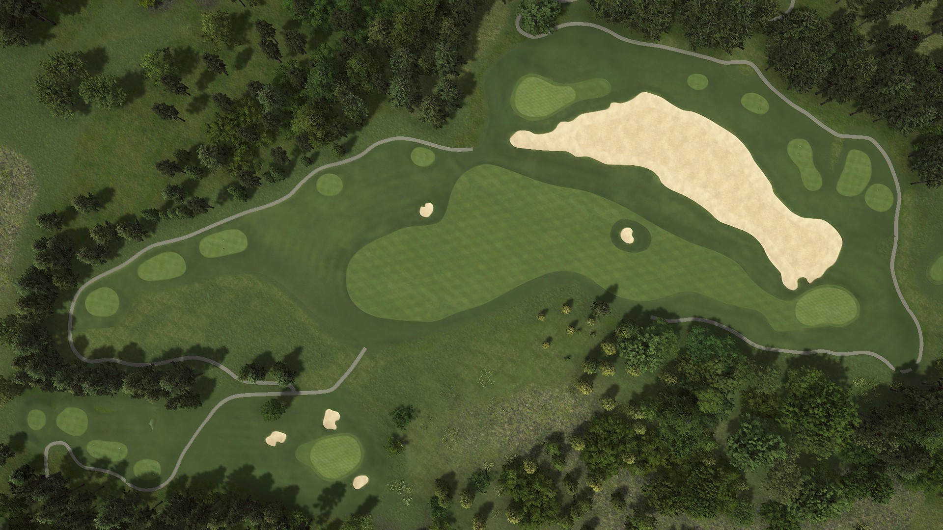 Hole 8 at Arthur Hills at The Highlands - BOYNE Golf