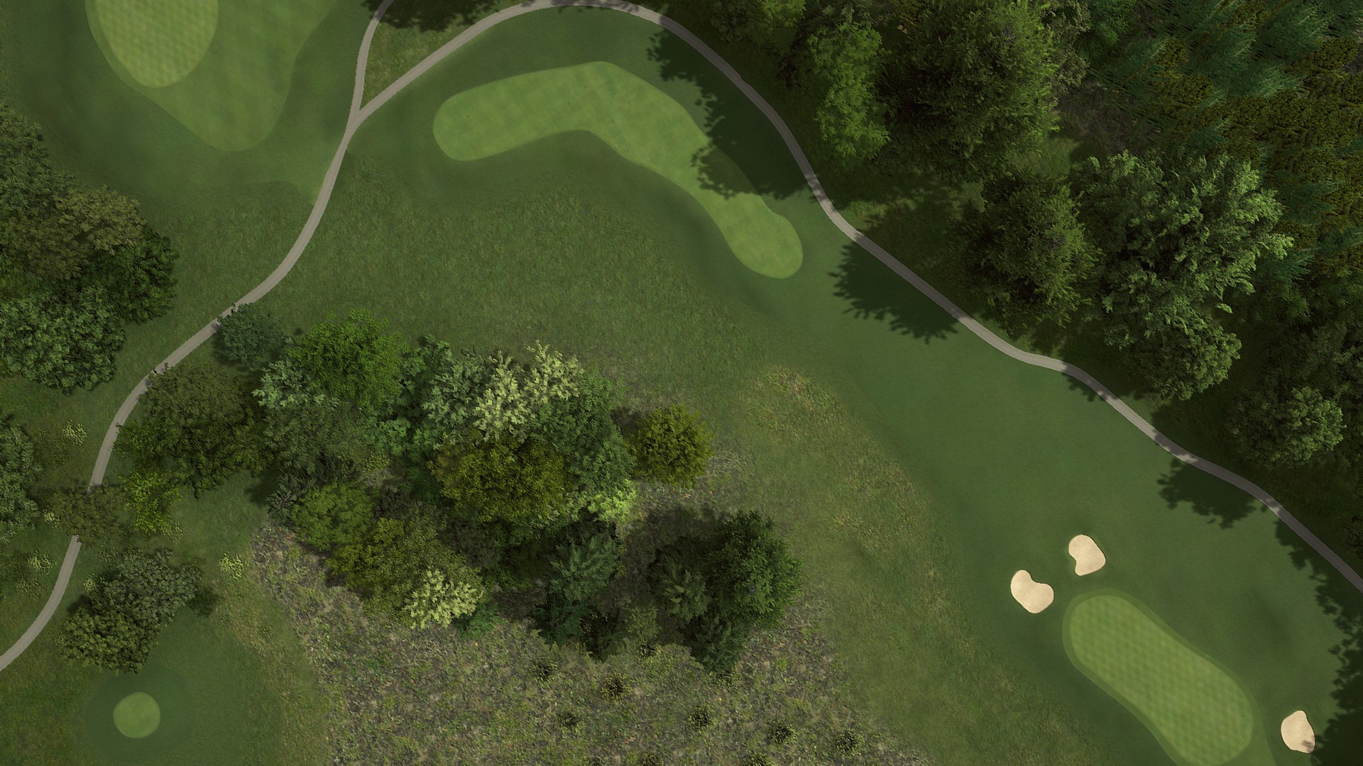 Hole 9 at Arthur Hills at The Highlands - BOYNE Golf