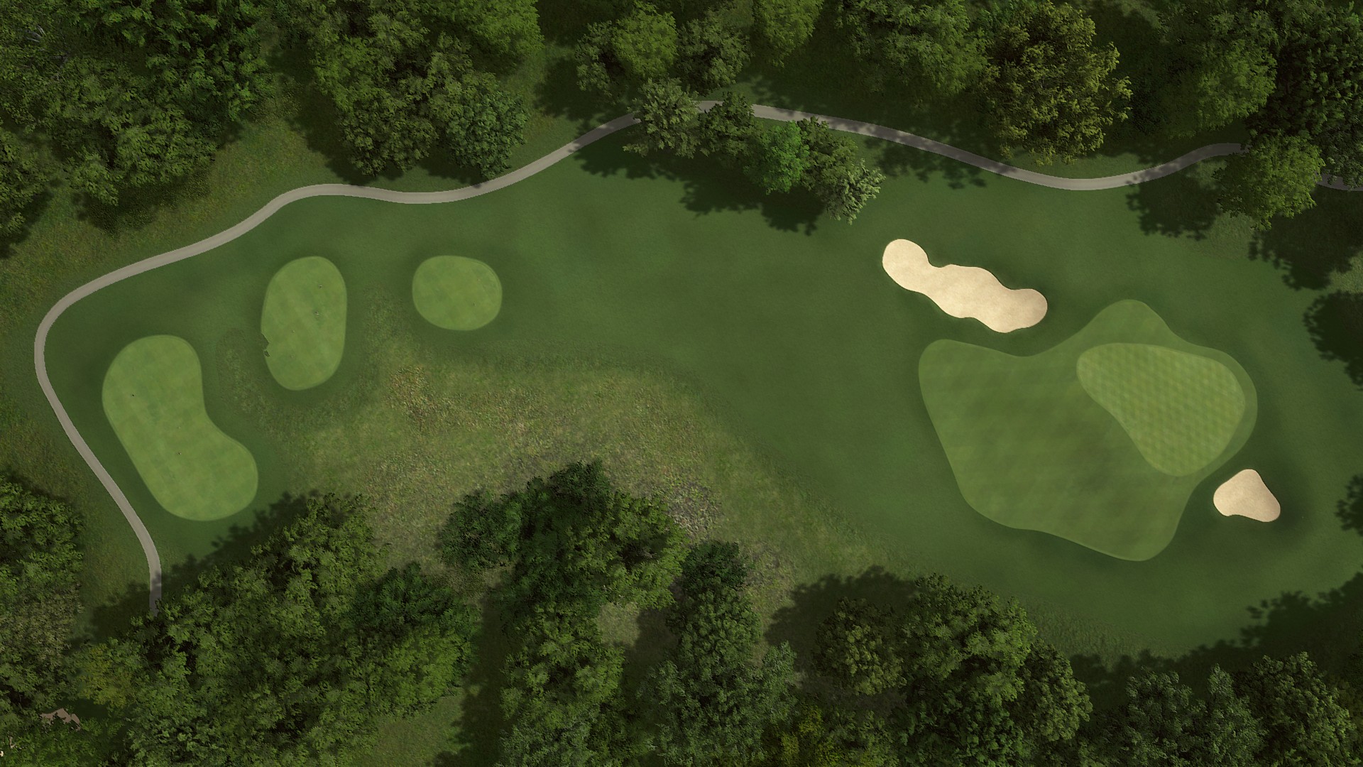 Hole 14 at Arthur Hills at The Highlands - BOYNE Golf