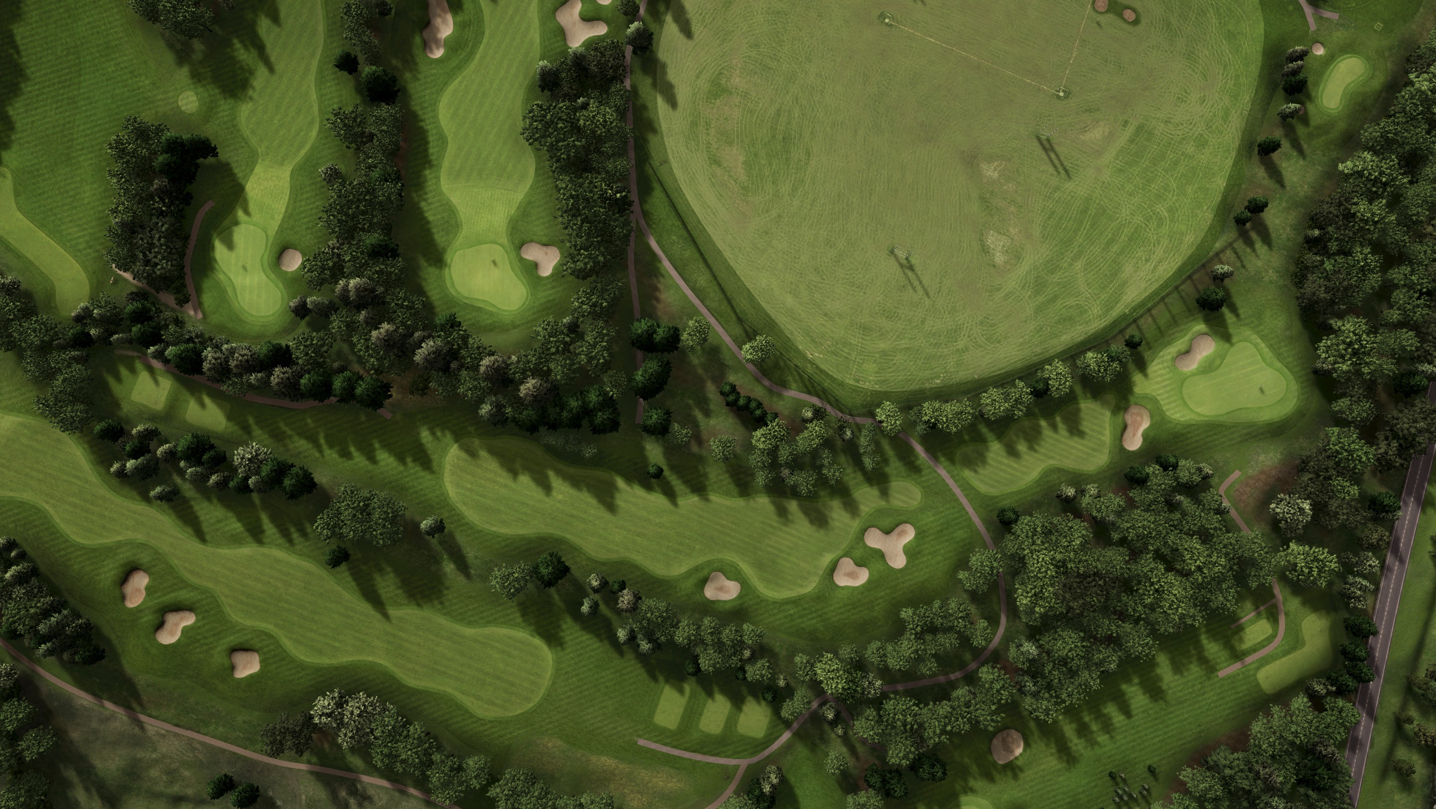 Hole 2 at Bromsgrove Golf Centre