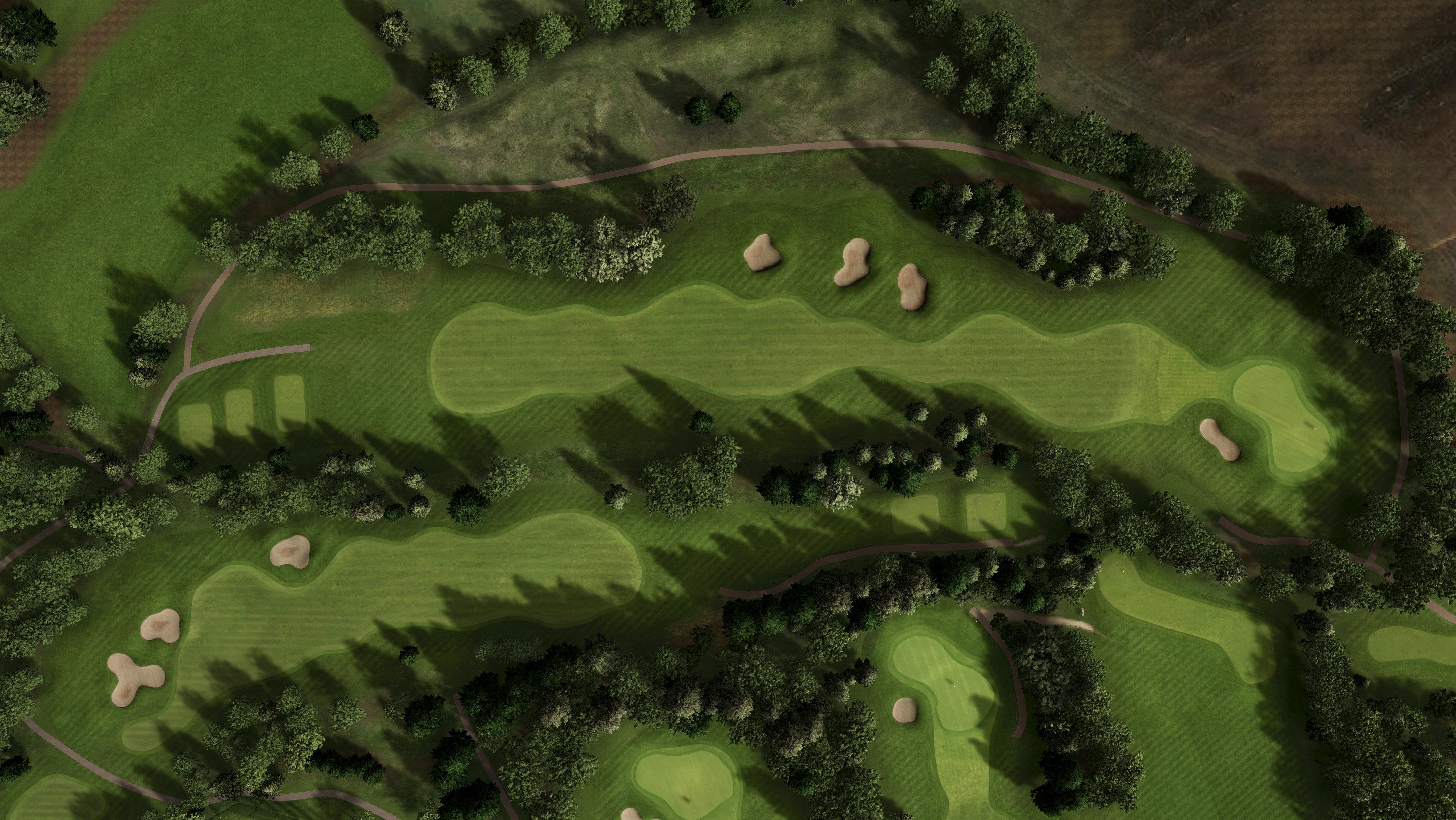 Hole 4 at Bromsgrove Golf Centre