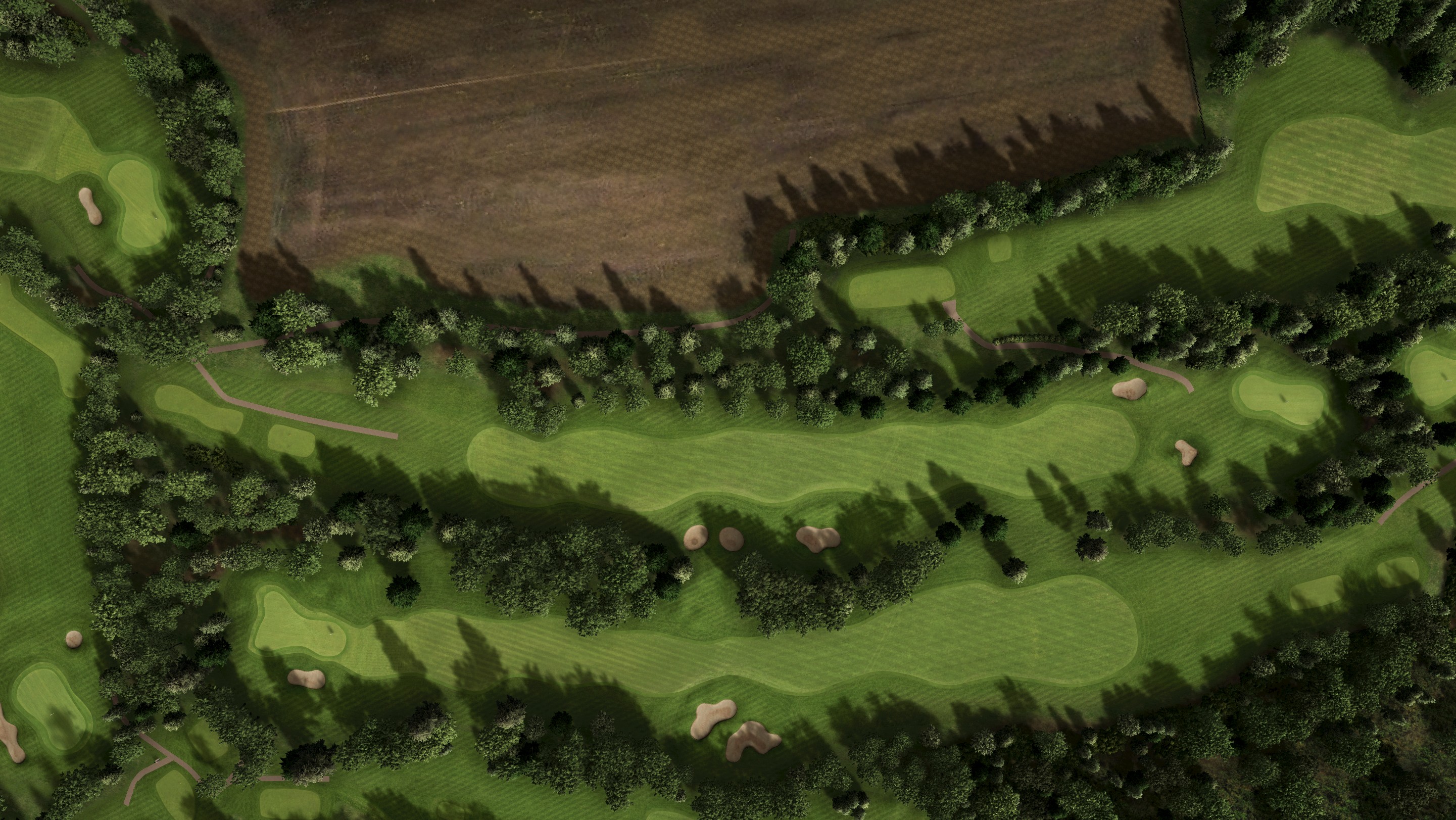 Hole 5 at Bromsgrove Golf Centre