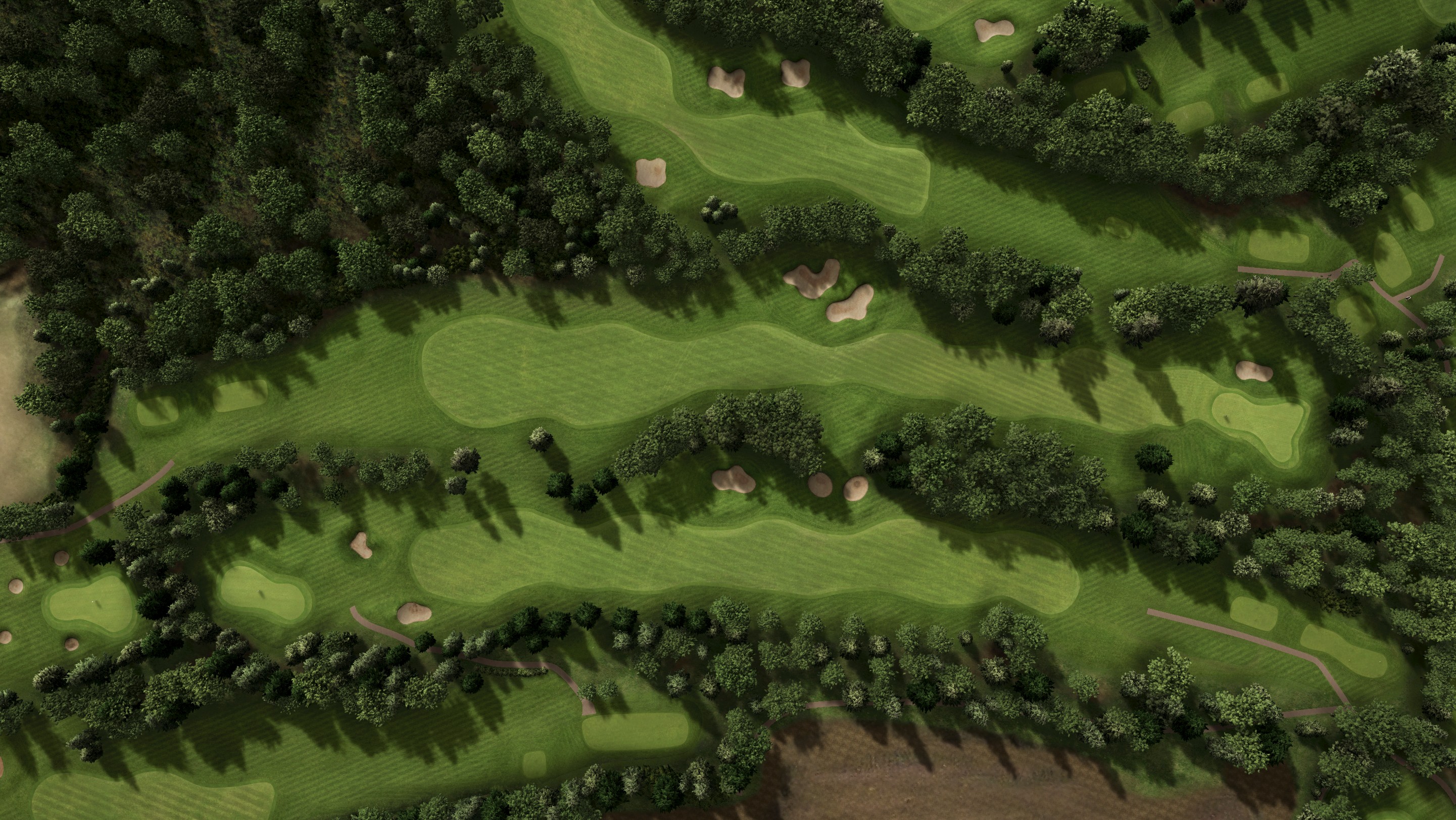 Hole 8 at Bromsgrove Golf Centre