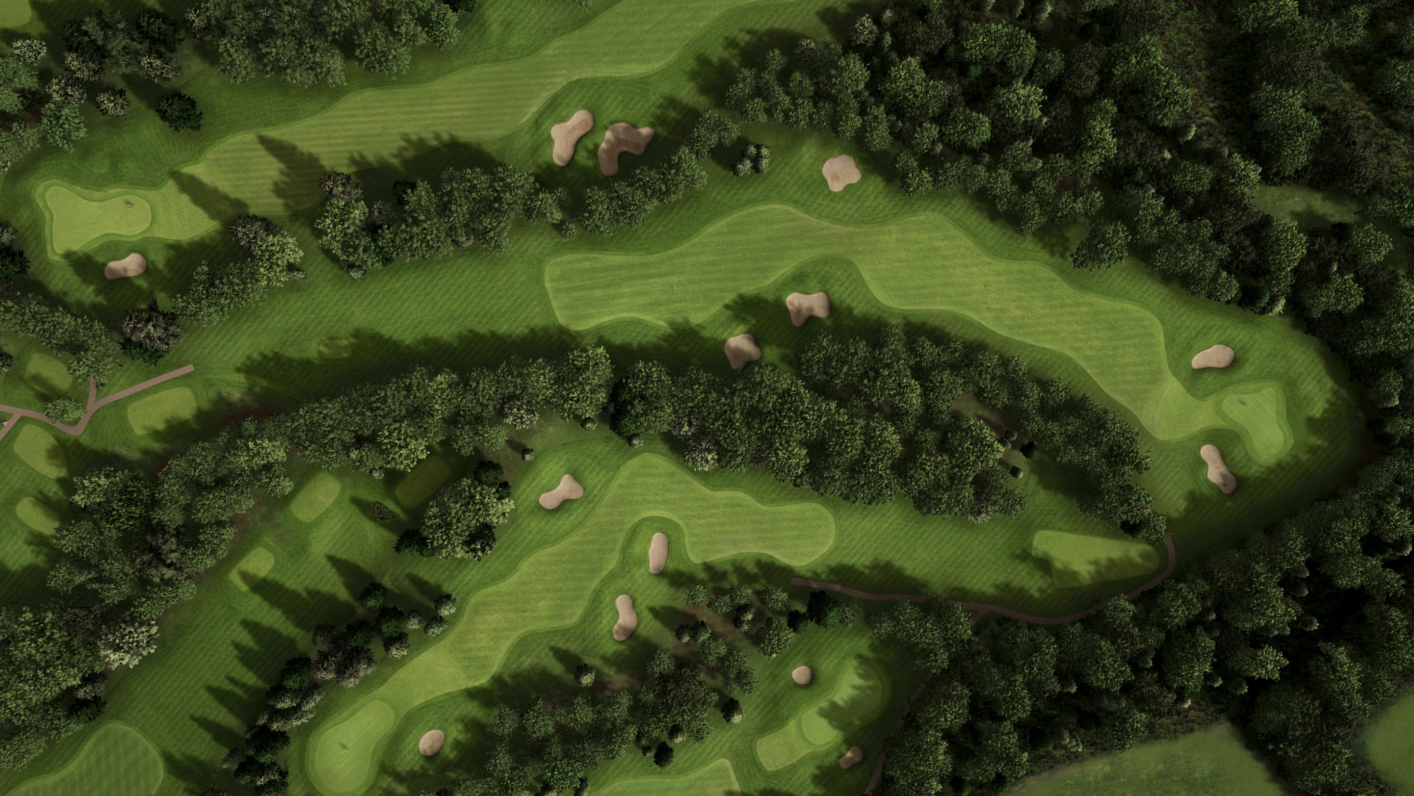 Hole 12 at Bromsgrove Golf Centre