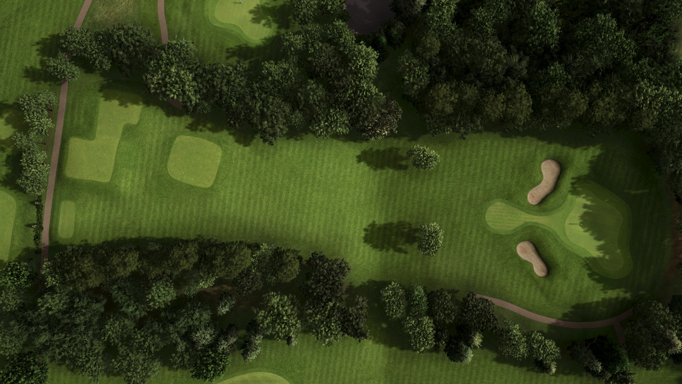 Hole 17 at Bromsgrove Golf Centre