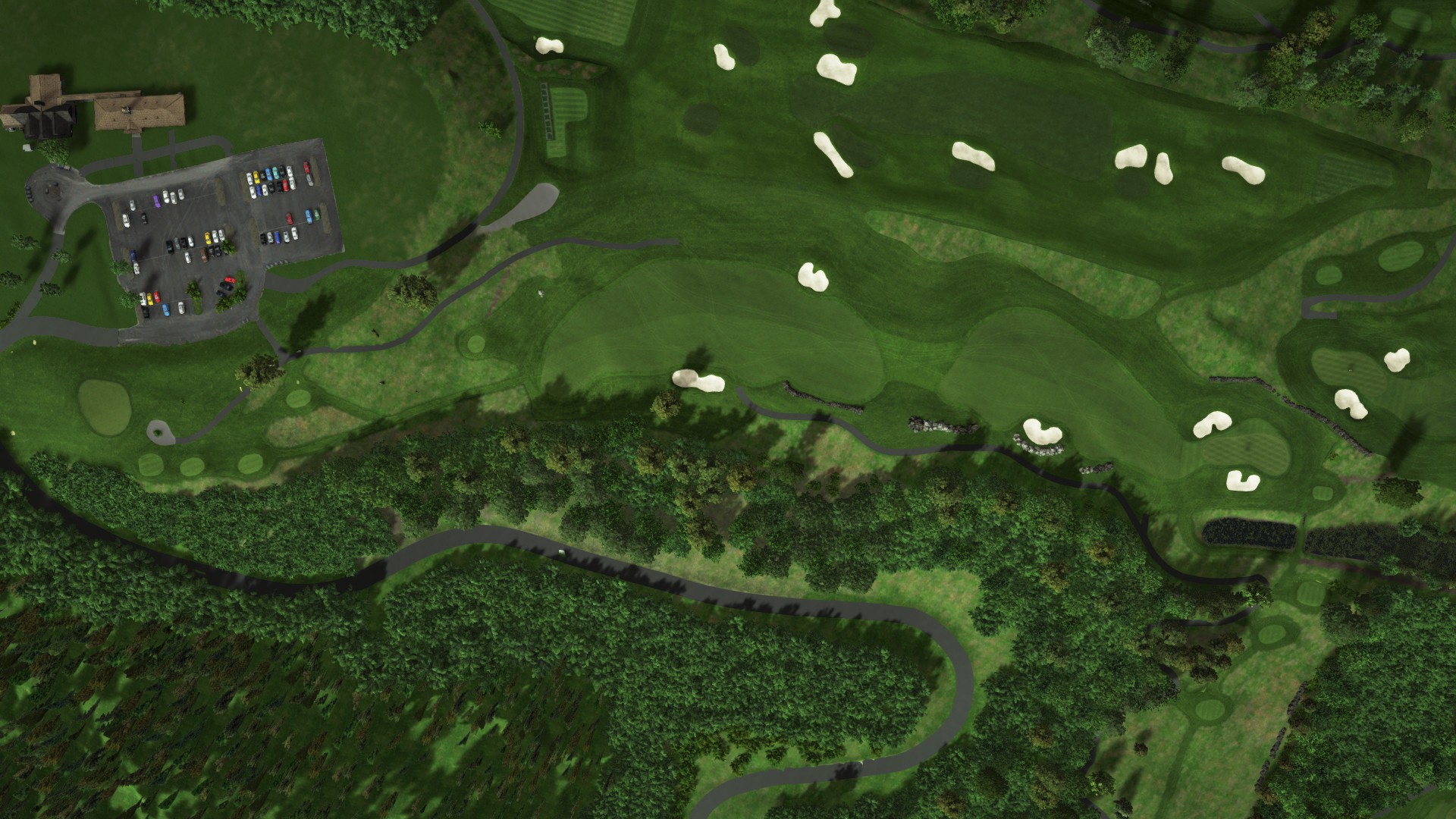 Hole 1 at Bulls Bridge Golf Club