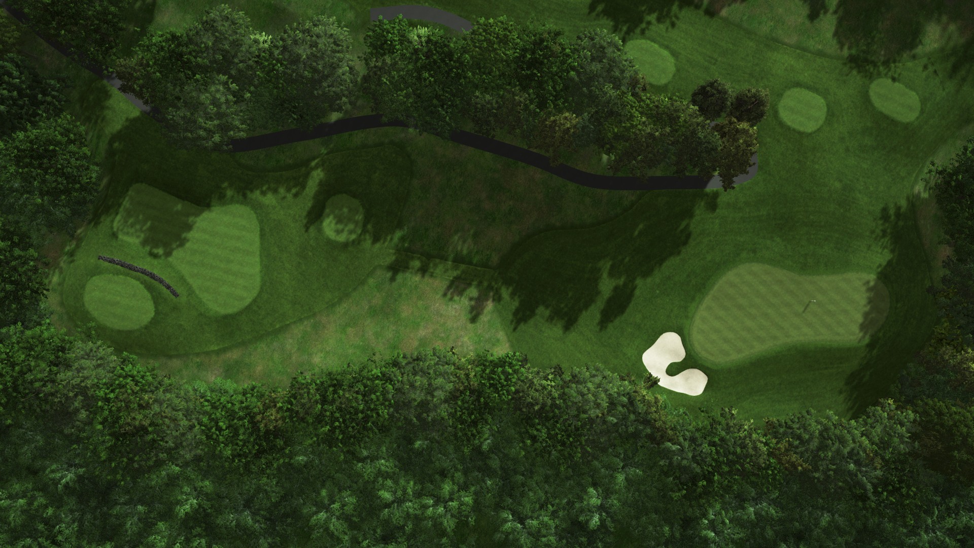 Hole 4 at Bulls Bridge Golf Club