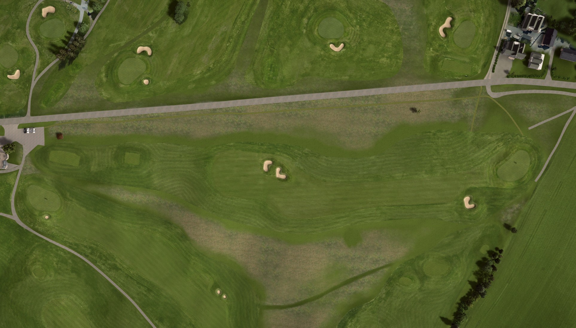 Hole 1 at Byneset Golf North Course