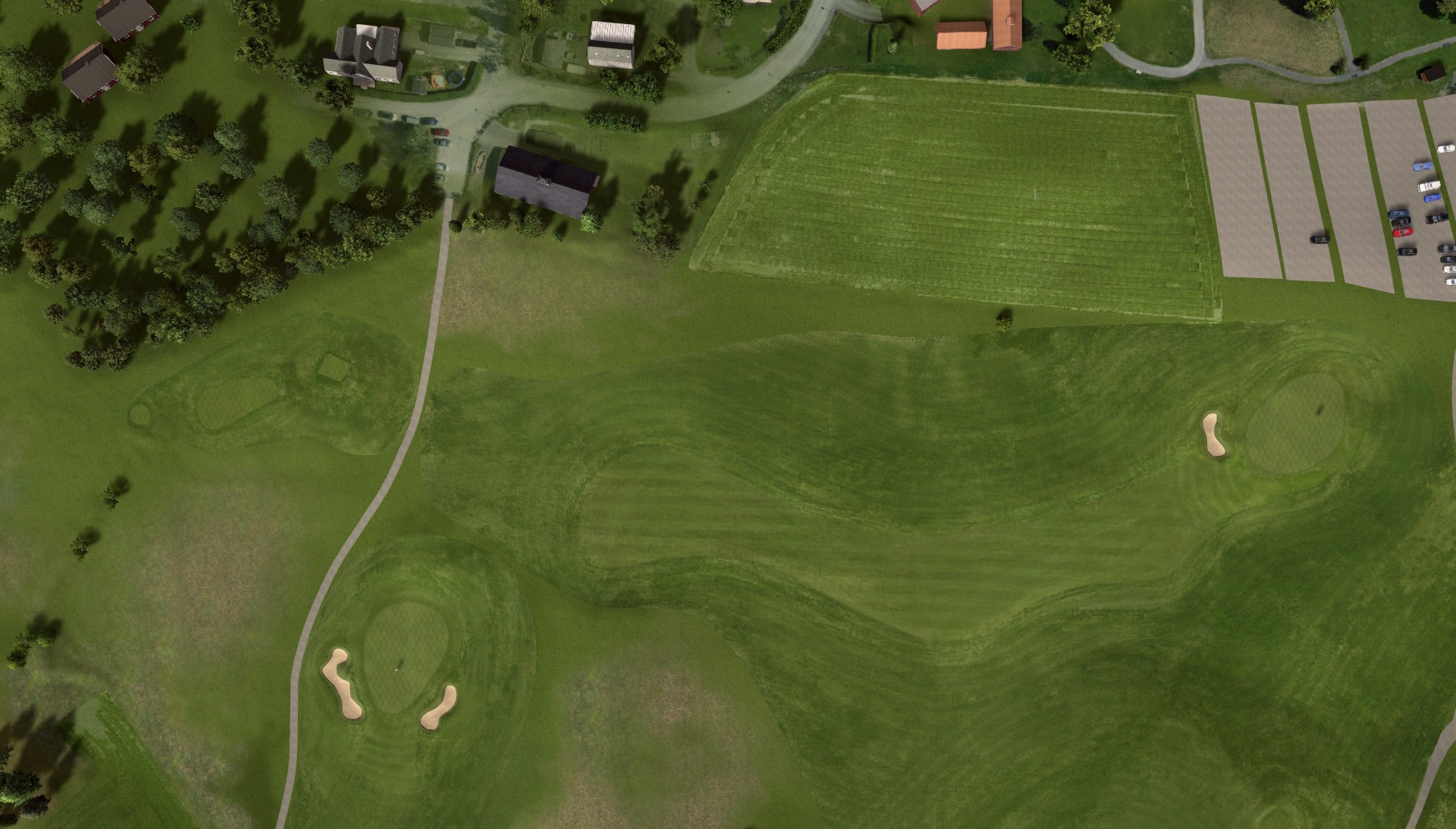 Hole 9 at Byneset Golf North Course