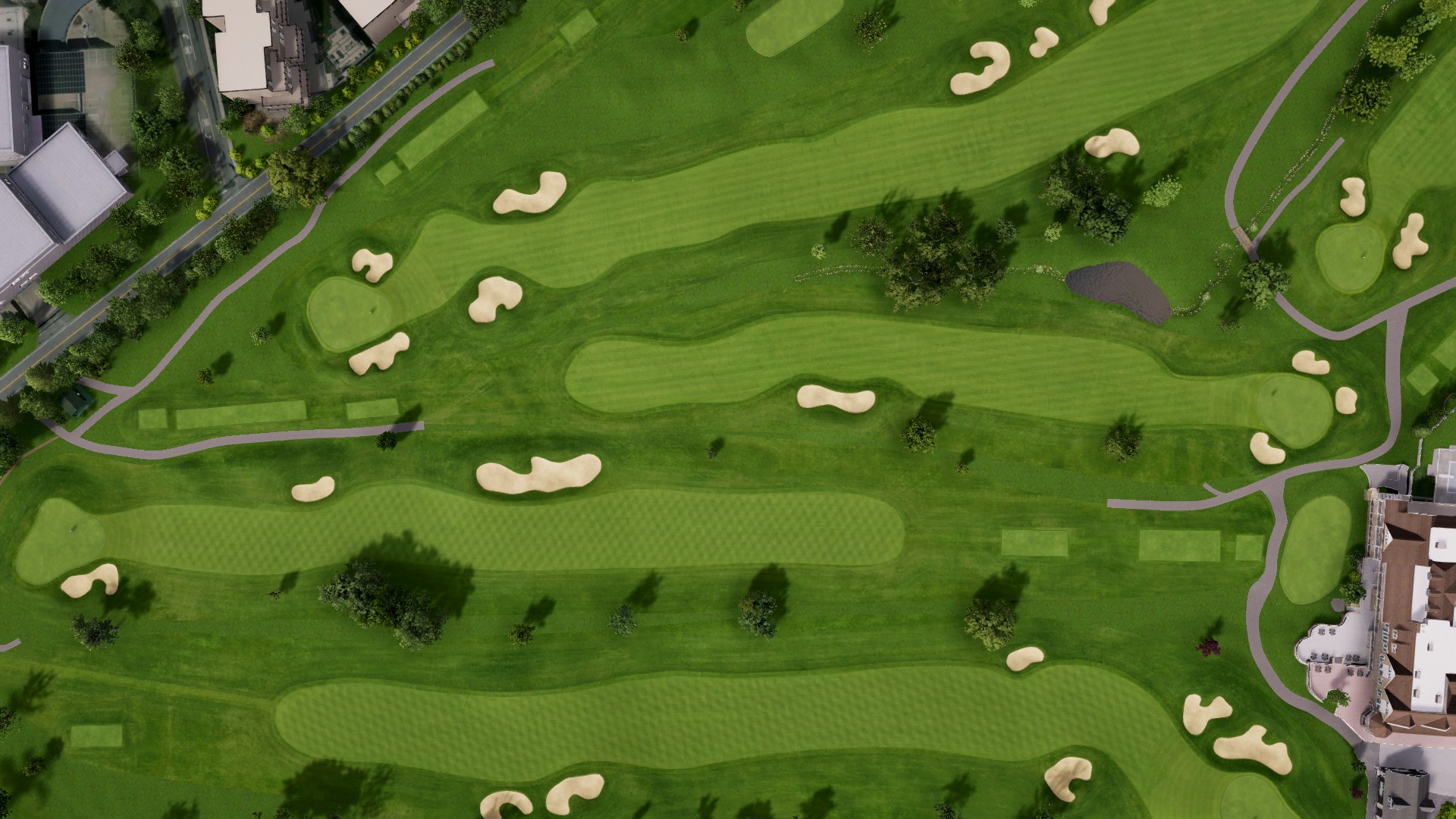 Hole 9 at Canoe Brook Country Club