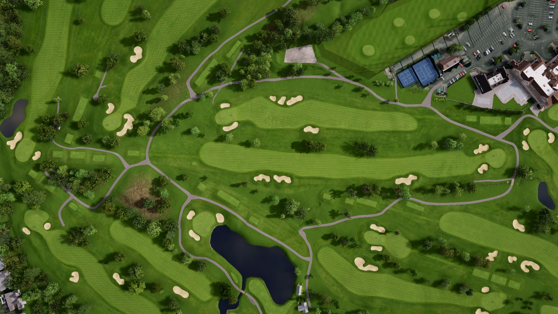 Hole 18 at Canoe Brook Country Club