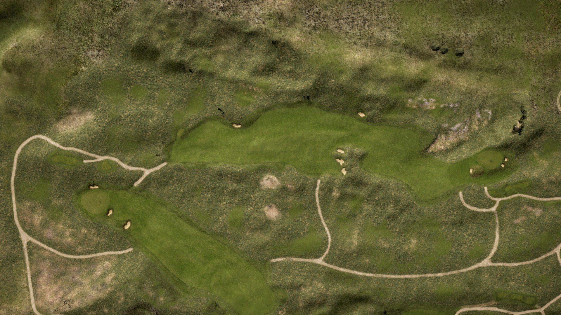 Hole 9 at Cape Wickham Links
