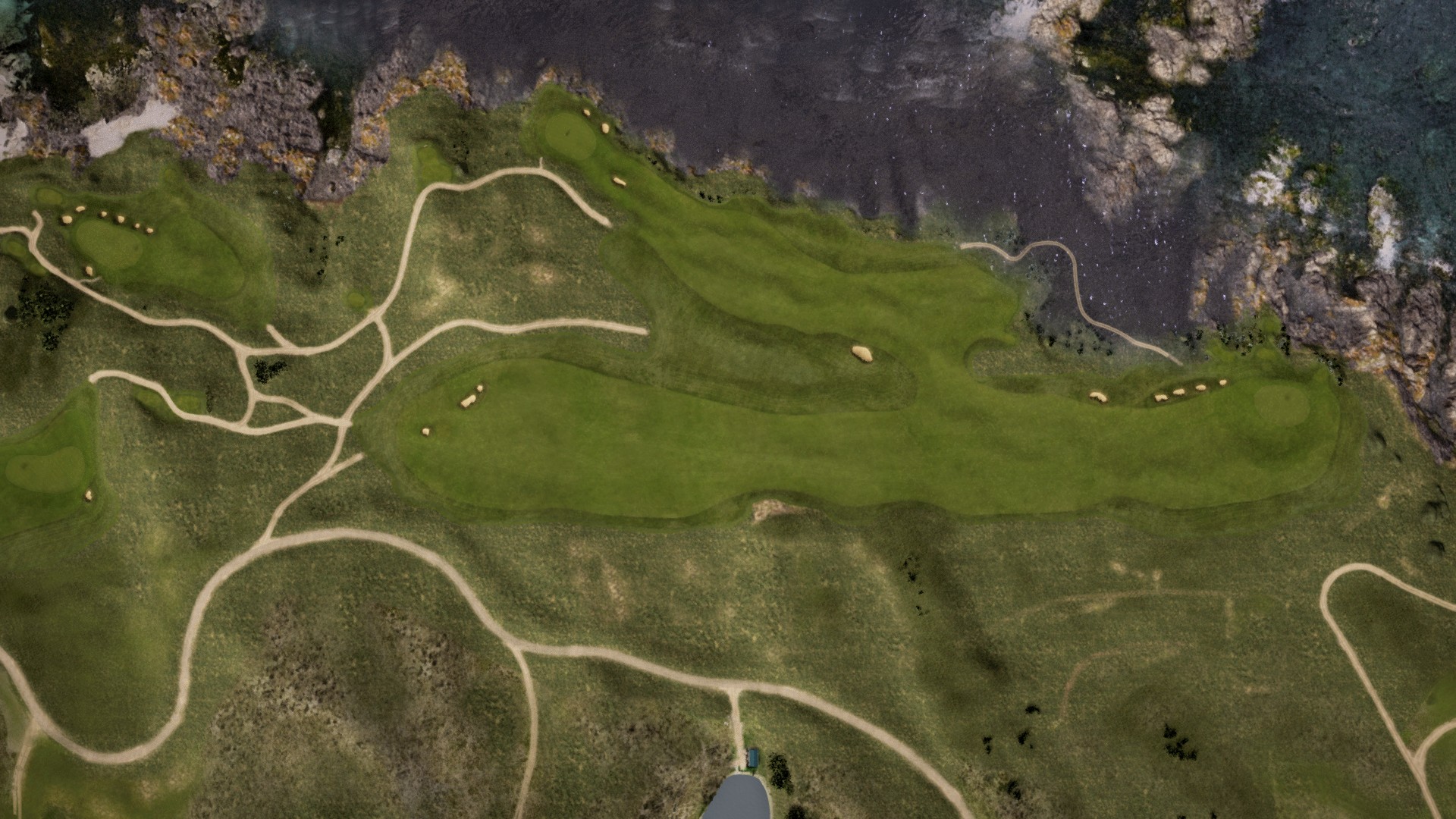 Hole 15 at Cape Wickham Links