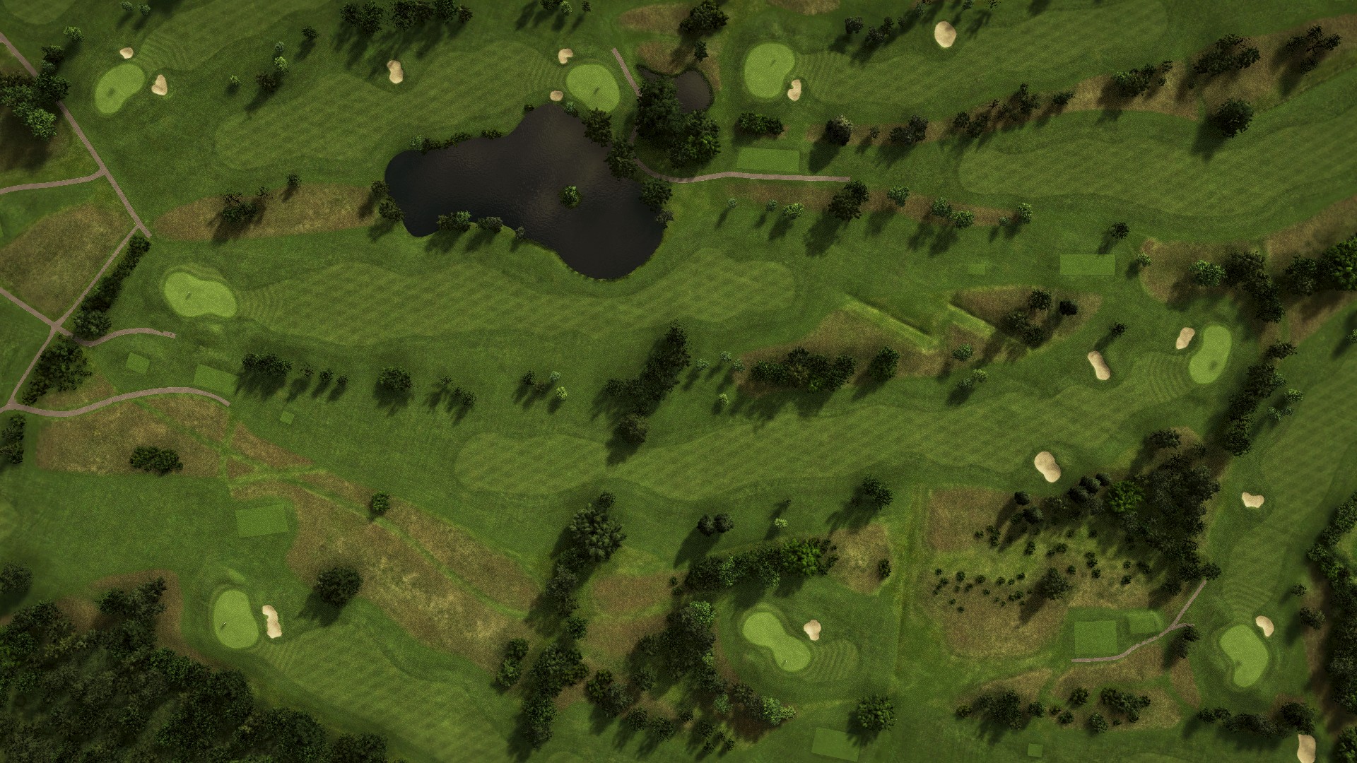 Hole 2 at The Valley Course at Crane Valley Golf Club