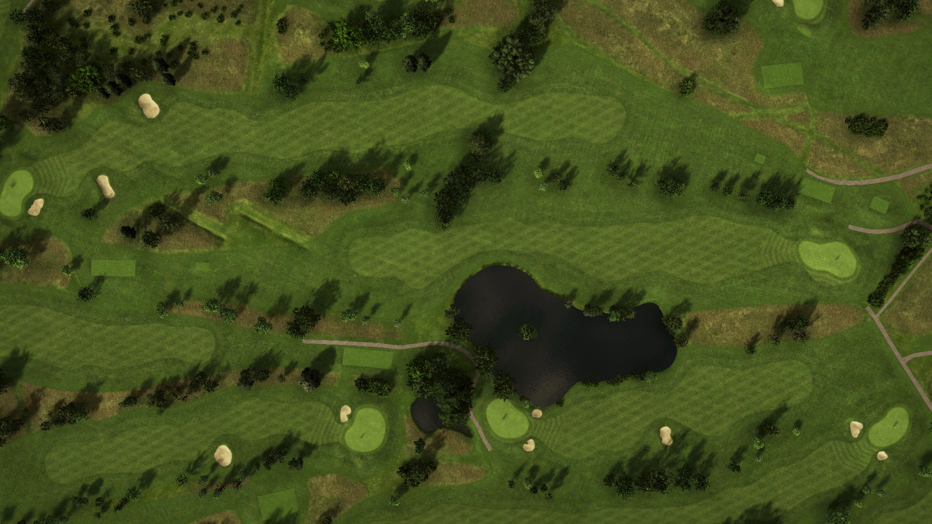 Hole 3 at The Valley Course at Crane Valley Golf Club
