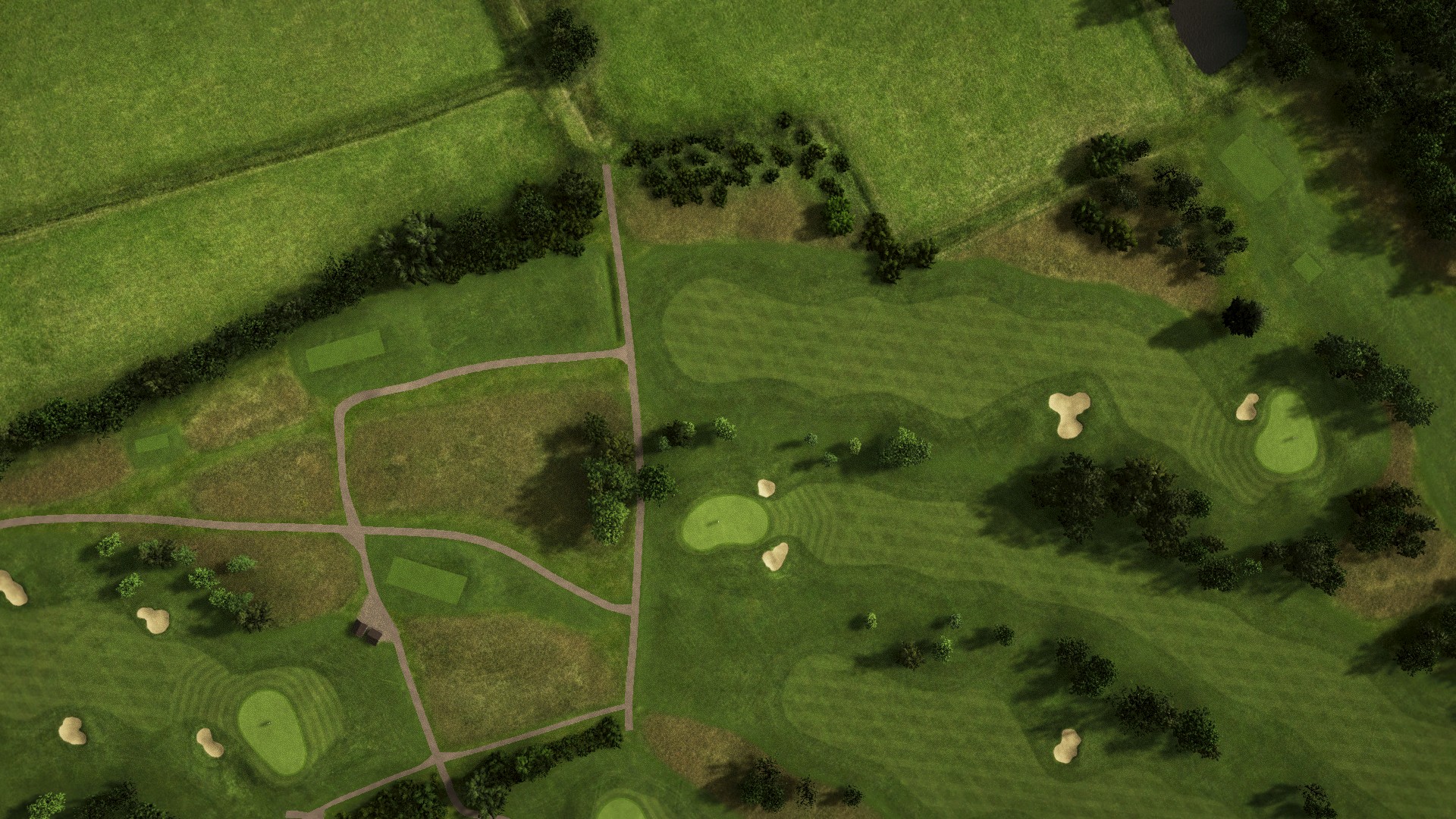 Hole 4 at The Valley Course at Crane Valley Golf Club