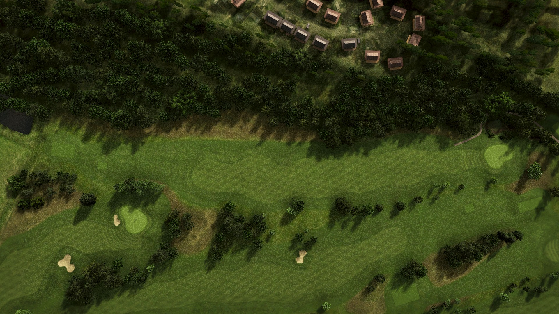 Hole 5 at The Valley Course at Crane Valley Golf Club