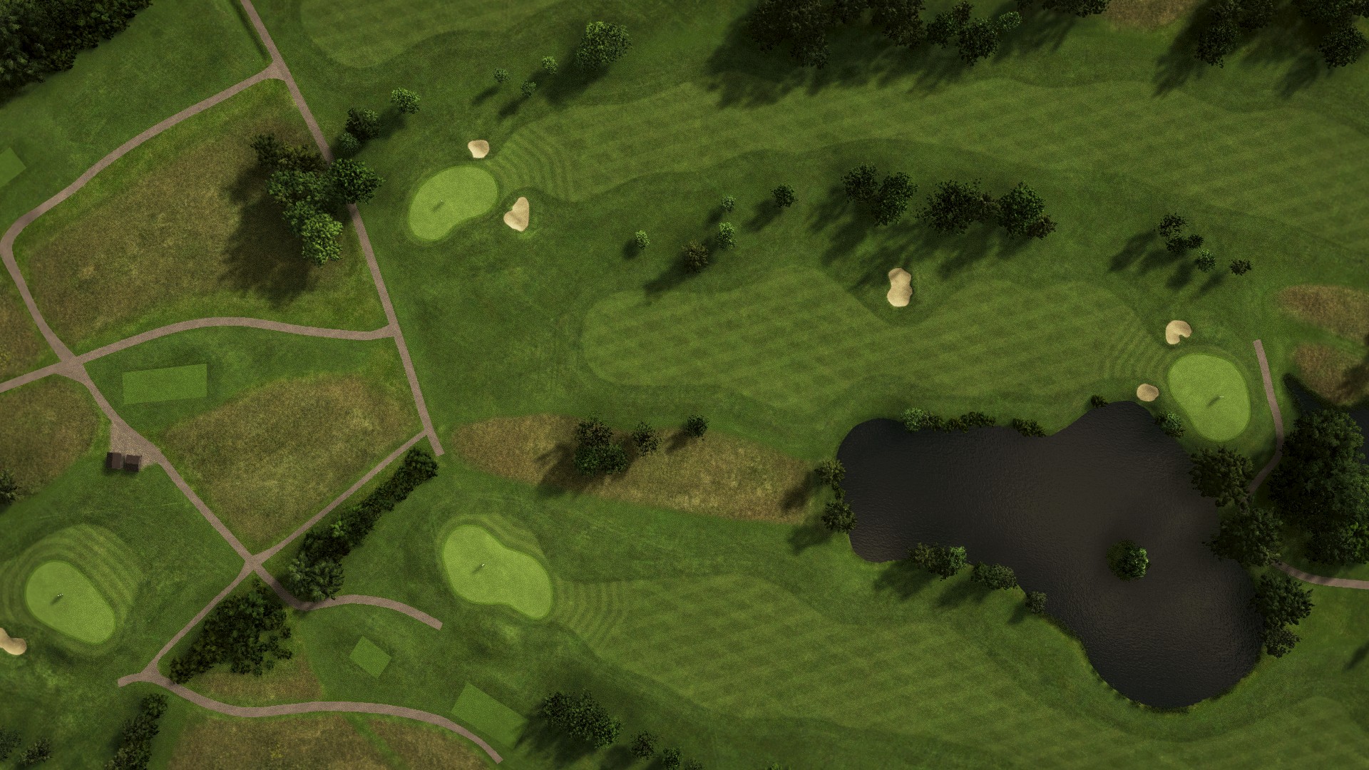 Hole 10 at The Valley Course at Crane Valley Golf Club