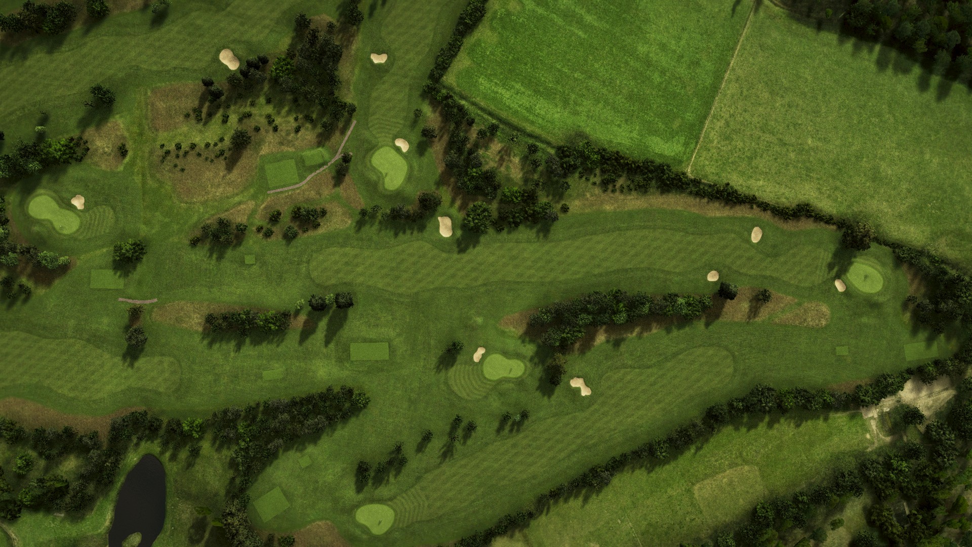 Hole 14 at The Valley Course at Crane Valley Golf Club
