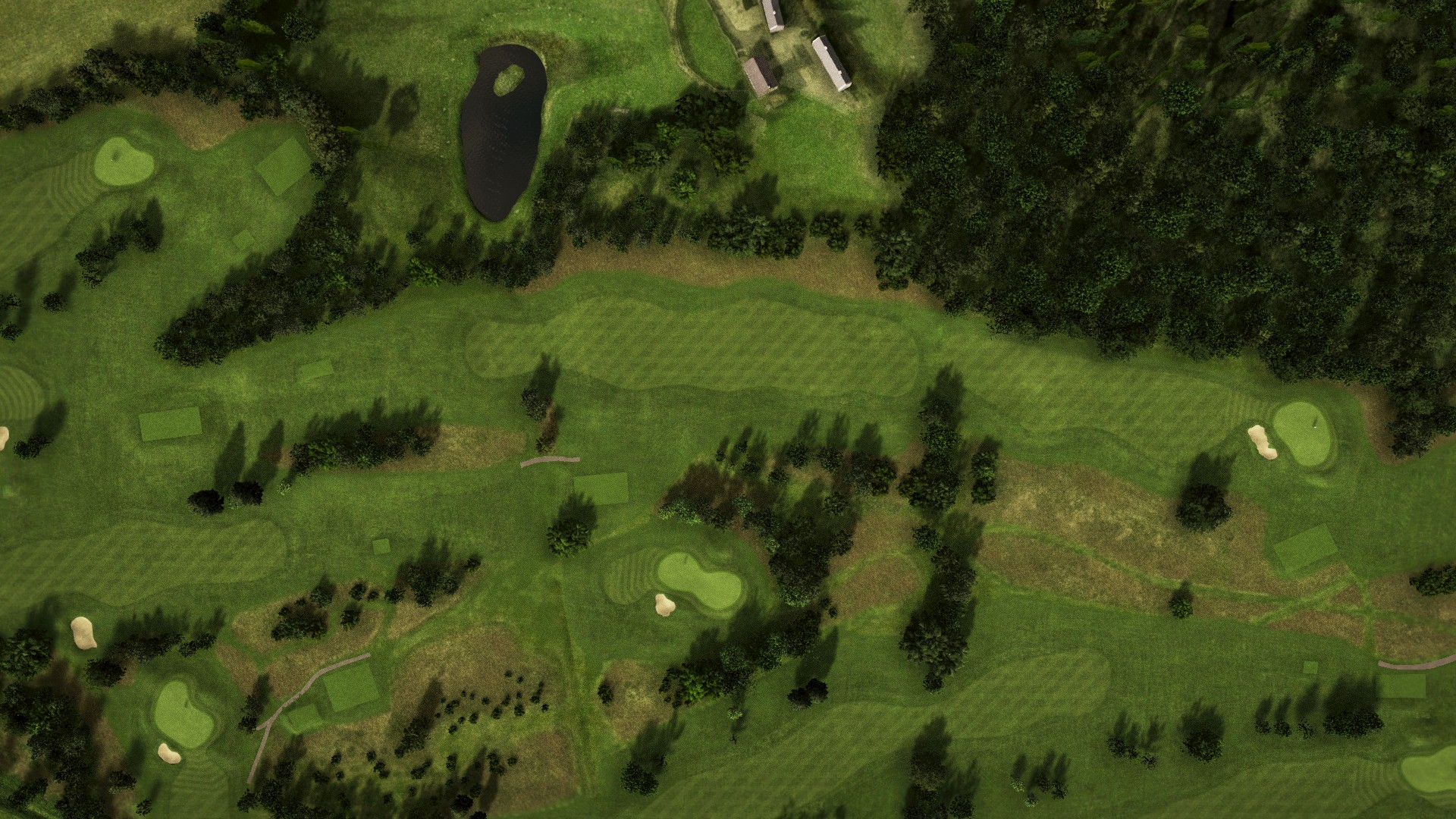 Hole 17 at The Valley Course at Crane Valley Golf Club