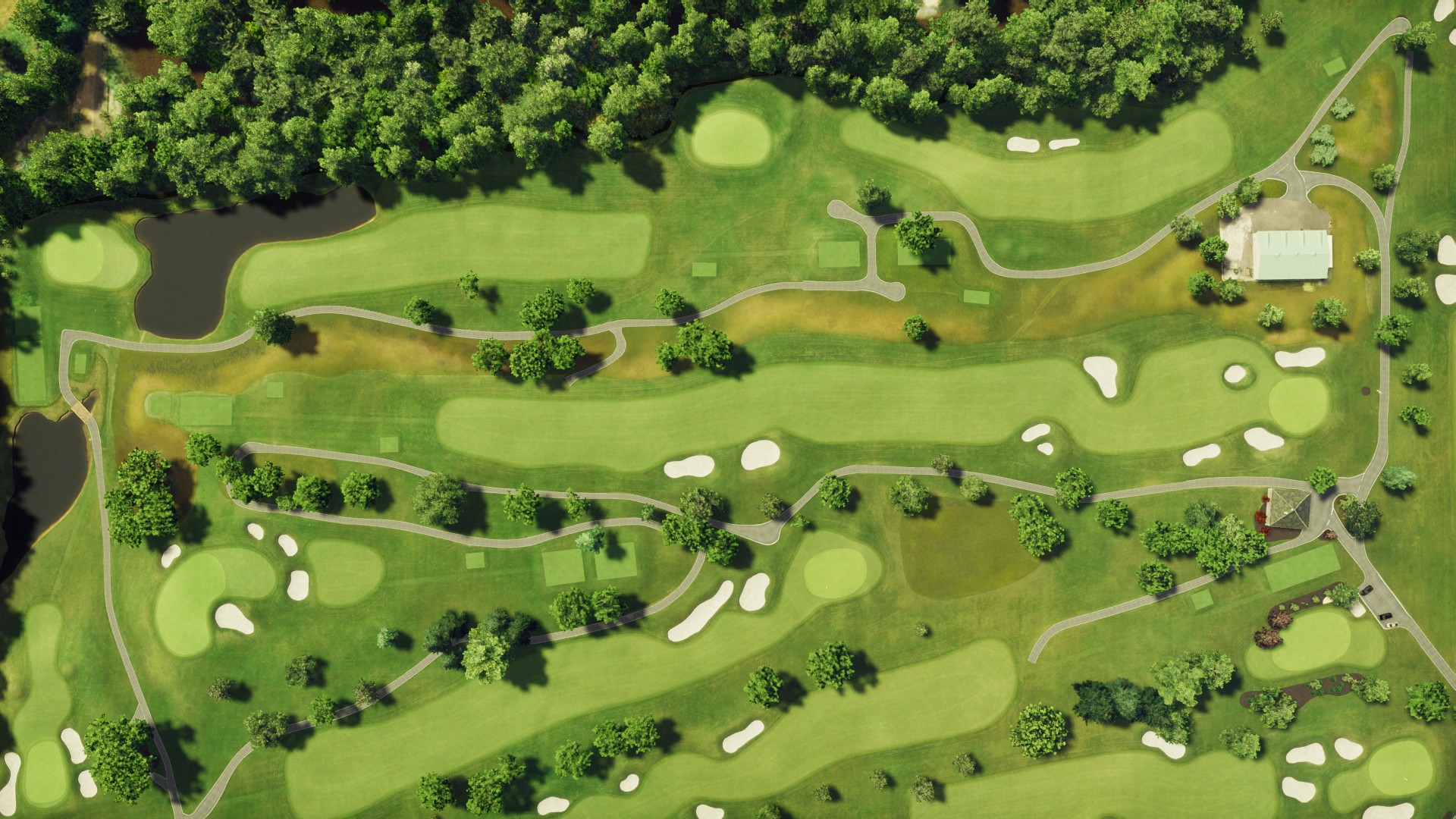 Hole 9 at Deal Golf & Country Club