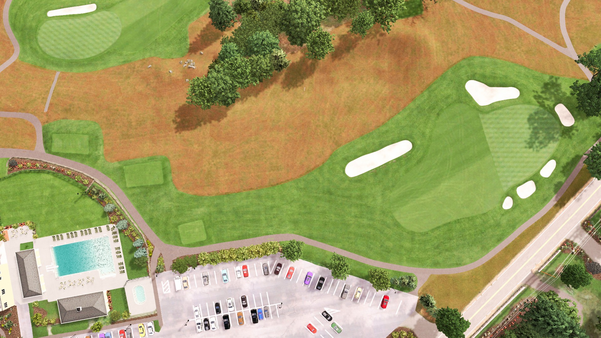 Hole 3 at Dedham Country & Polo Club