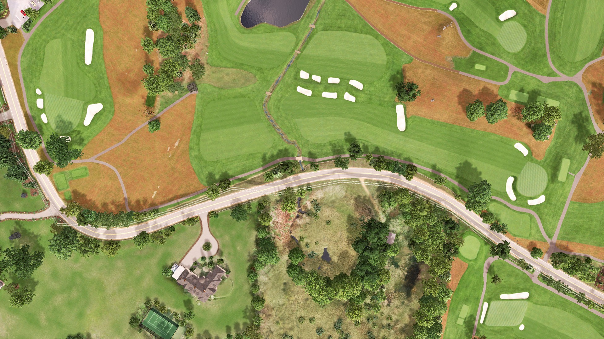 Hole 4 at Dedham Country & Polo Club
