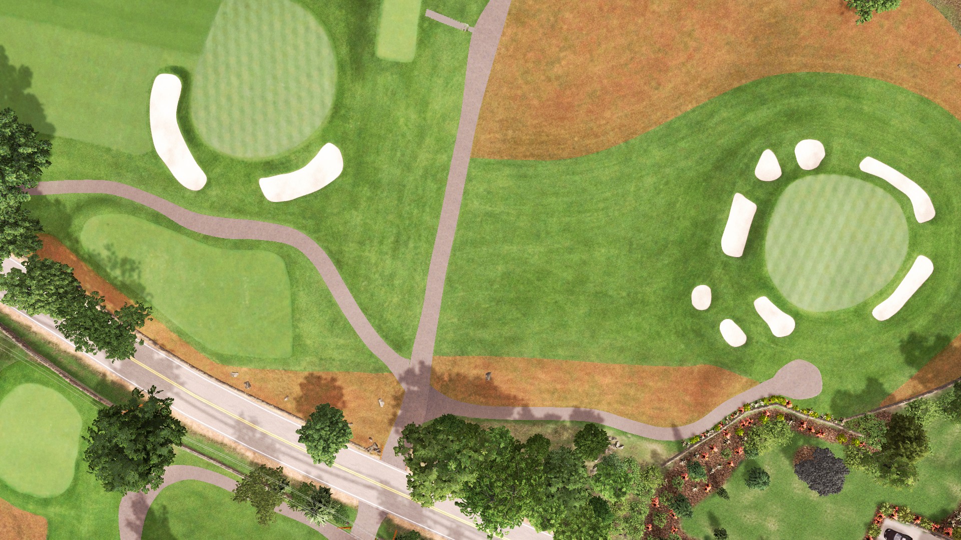 Hole 5 at Dedham Country & Polo Club