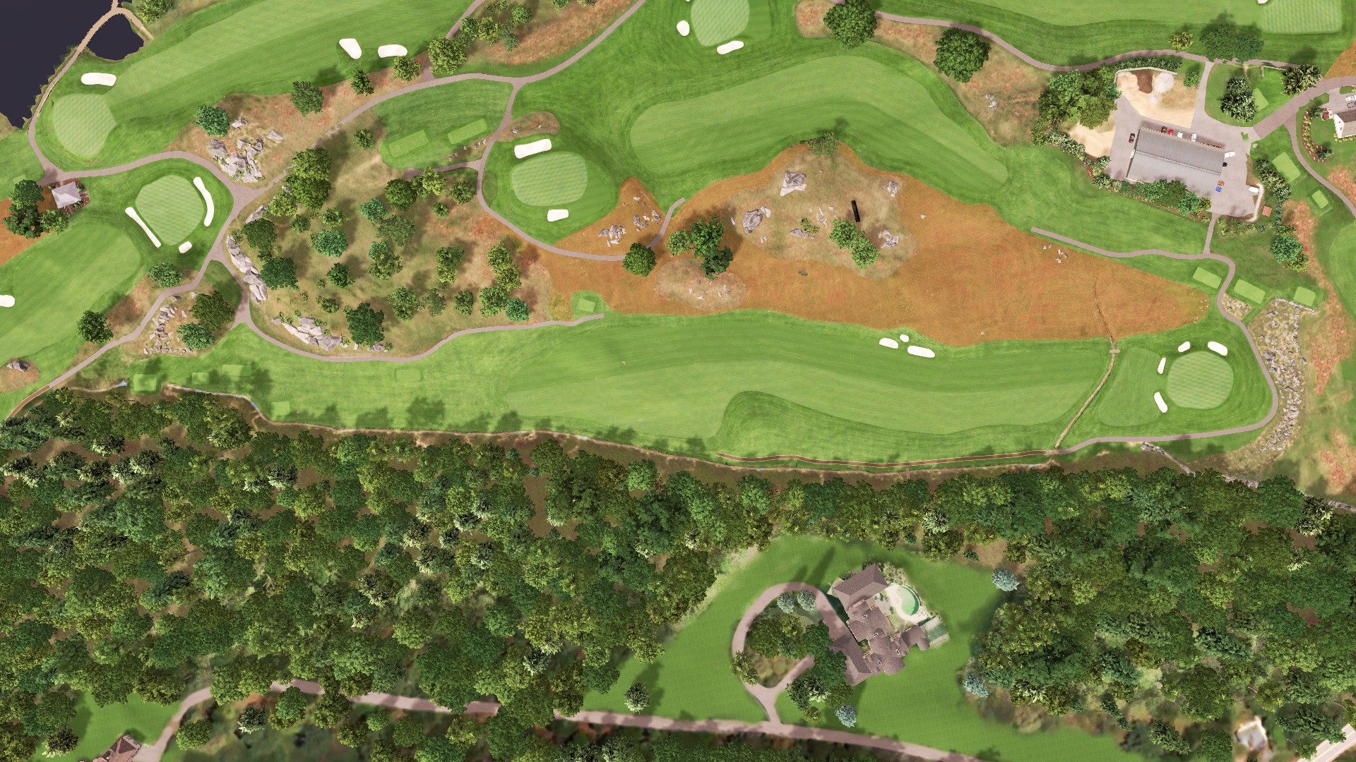 Hole 10 at Dedham Country & Polo Club