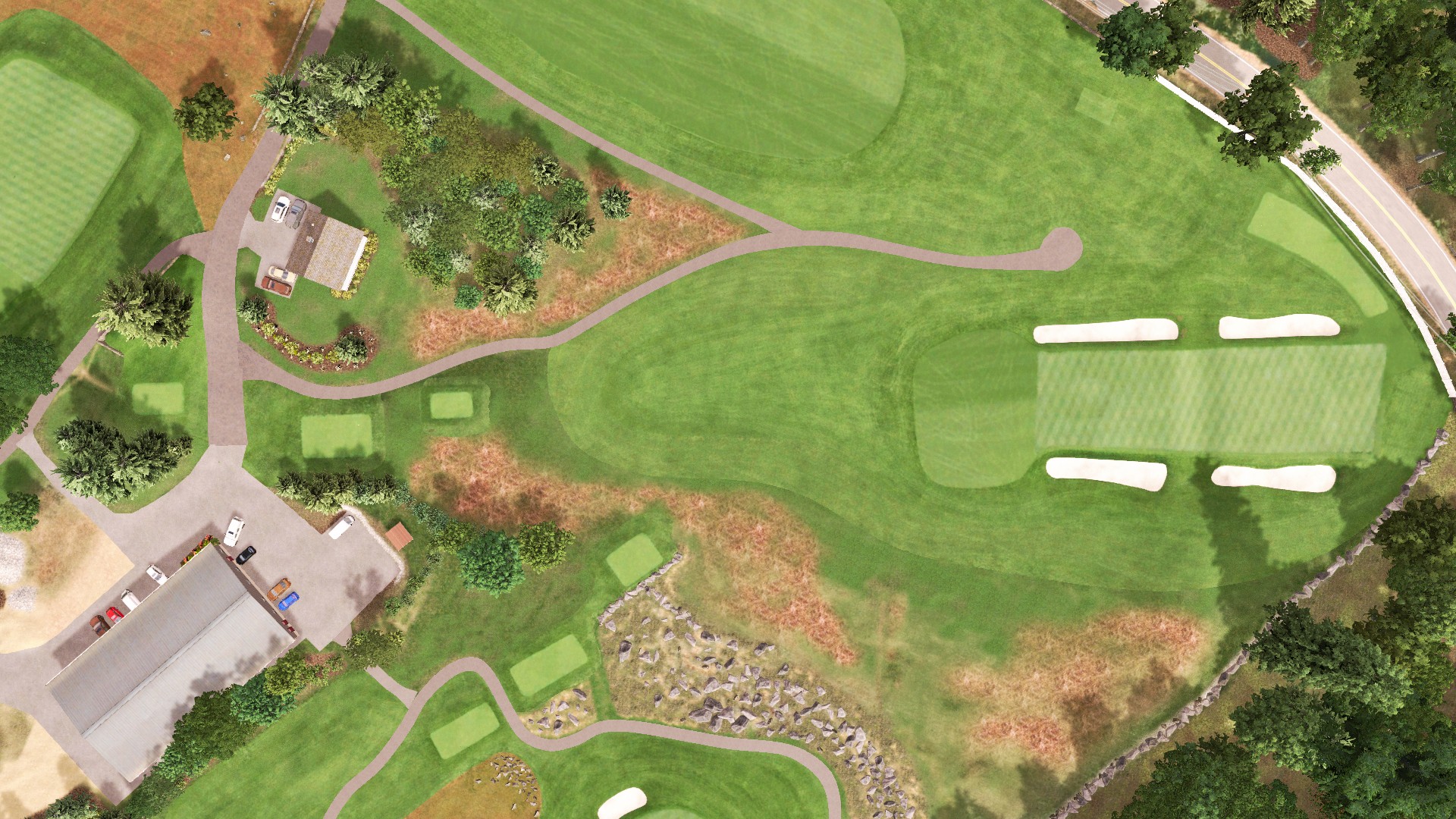 Hole 14 at Dedham Country & Polo Club