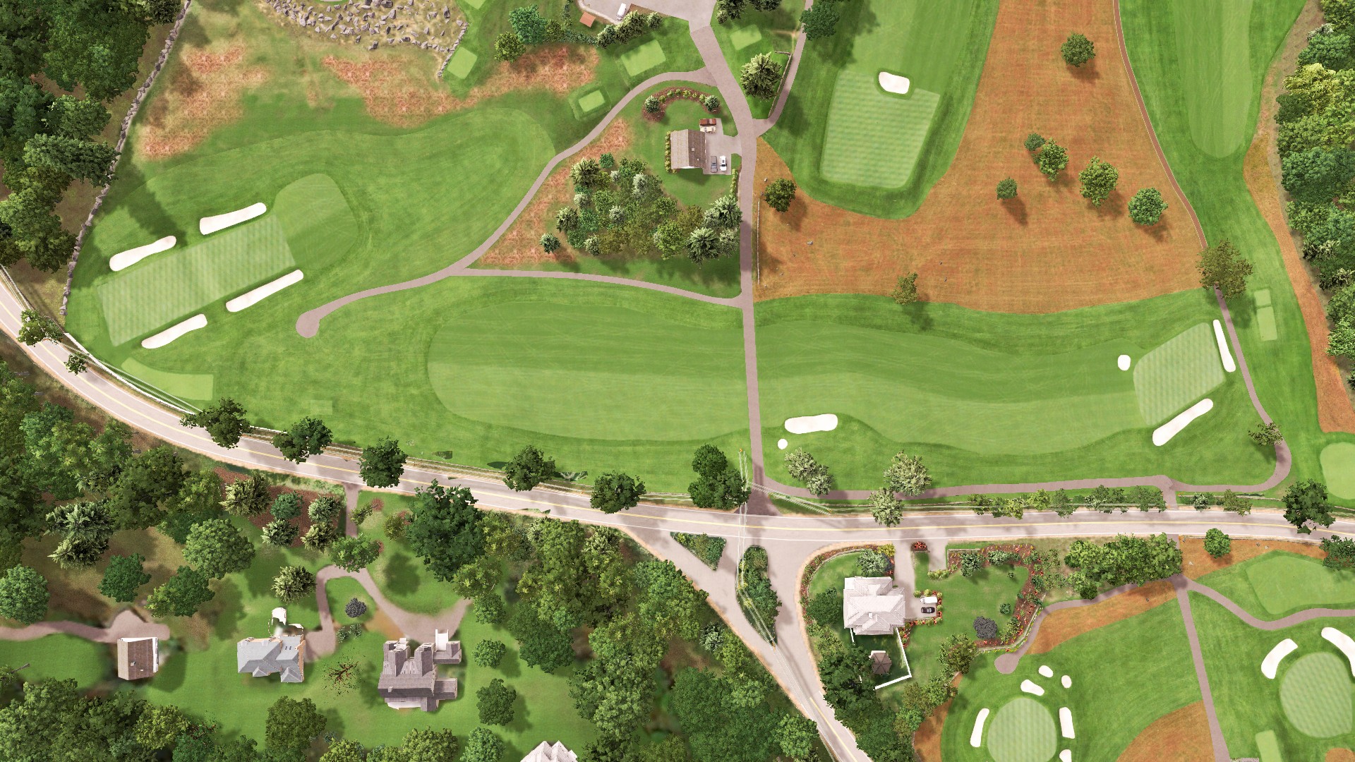 Hole 15 at Dedham Country & Polo Club