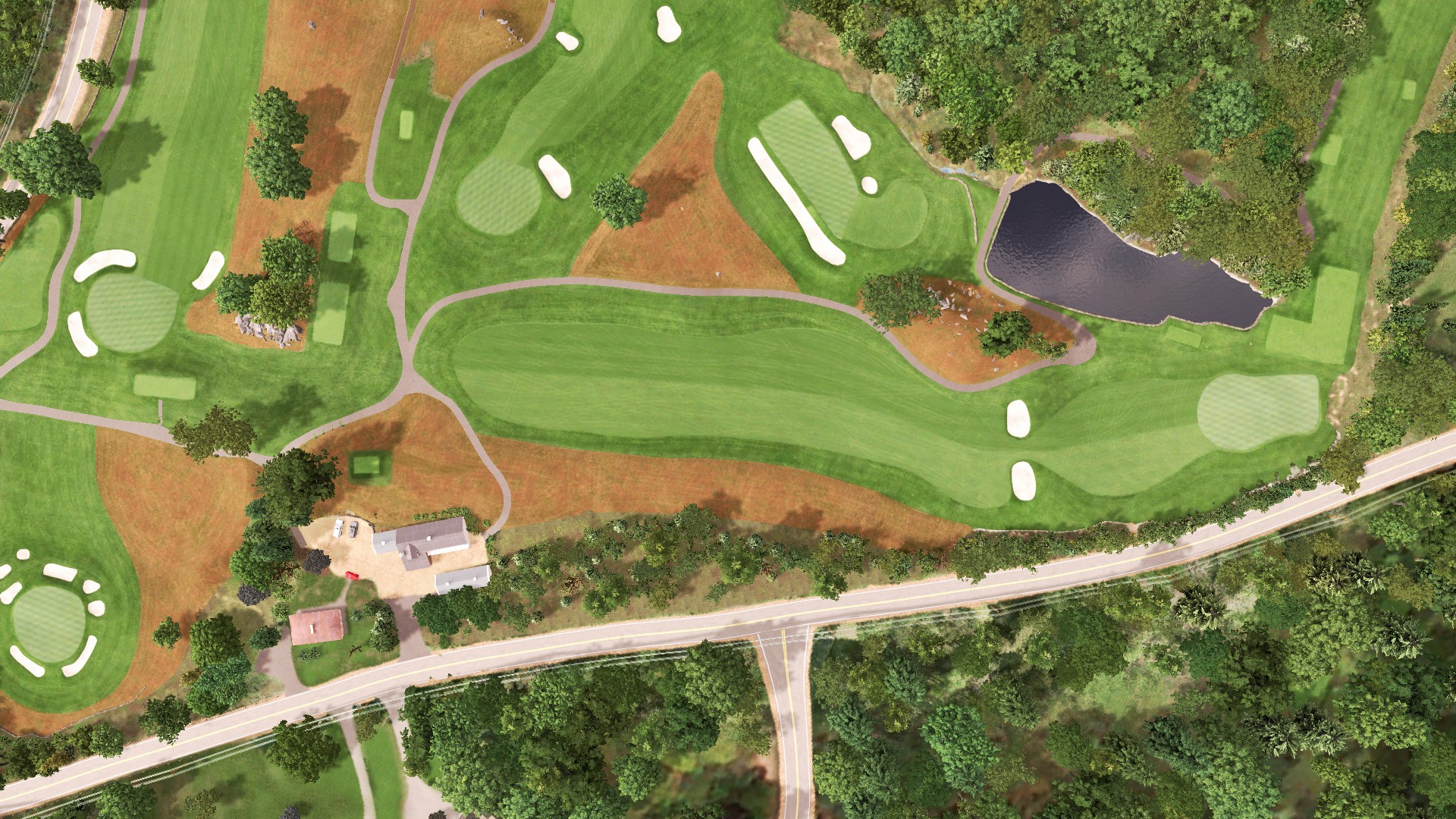 Hole 16 at Dedham Country & Polo Club