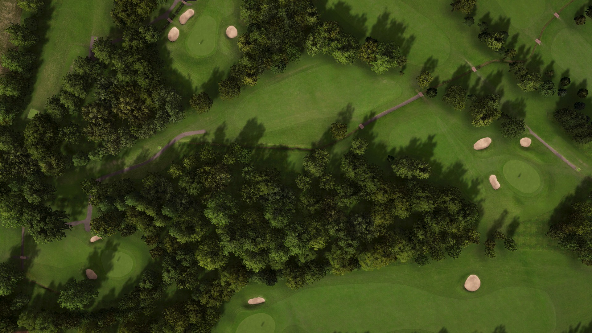 Hole 5 at Downshire Golf Complex