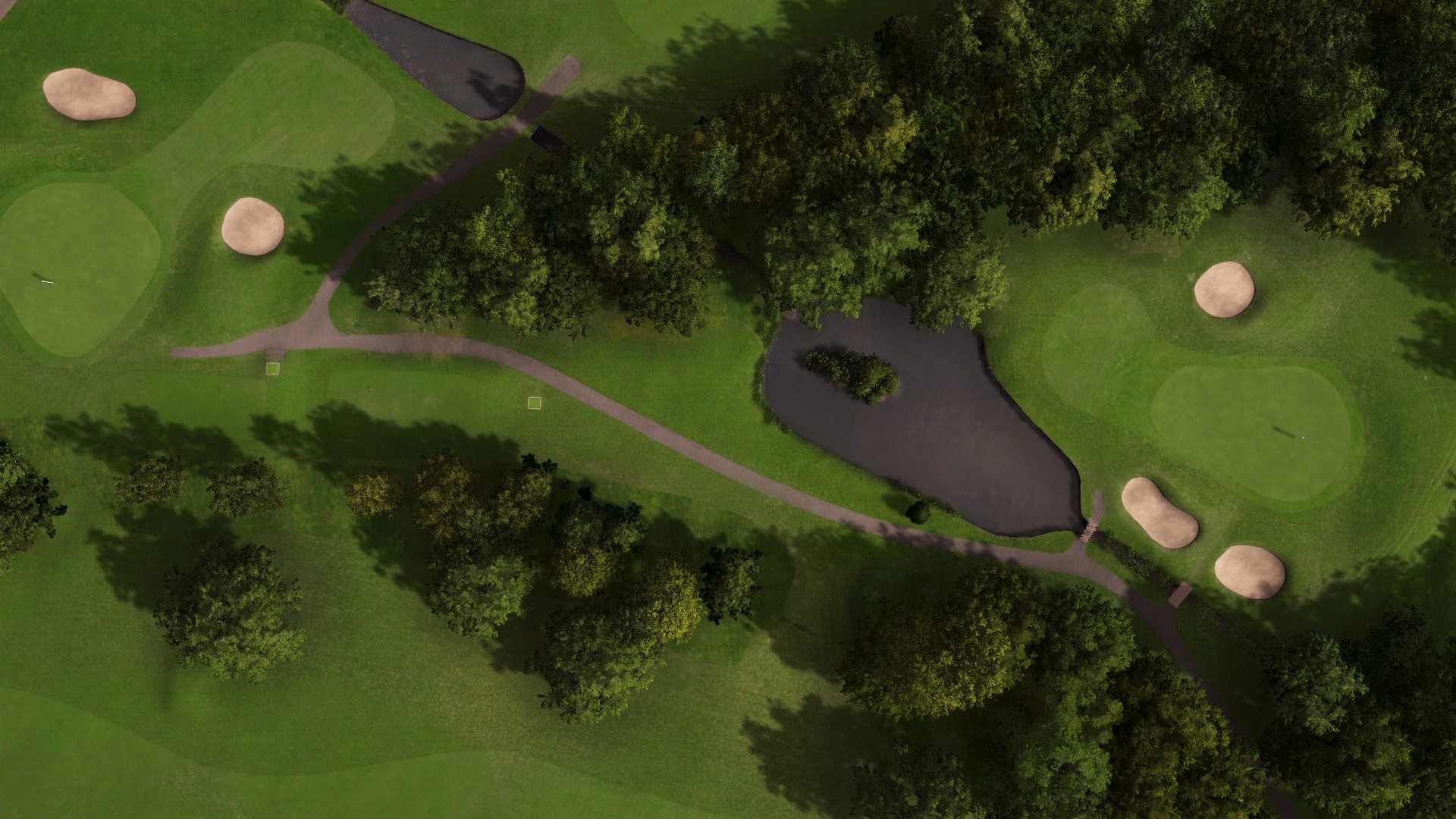 Hole 7 at Downshire Golf Complex