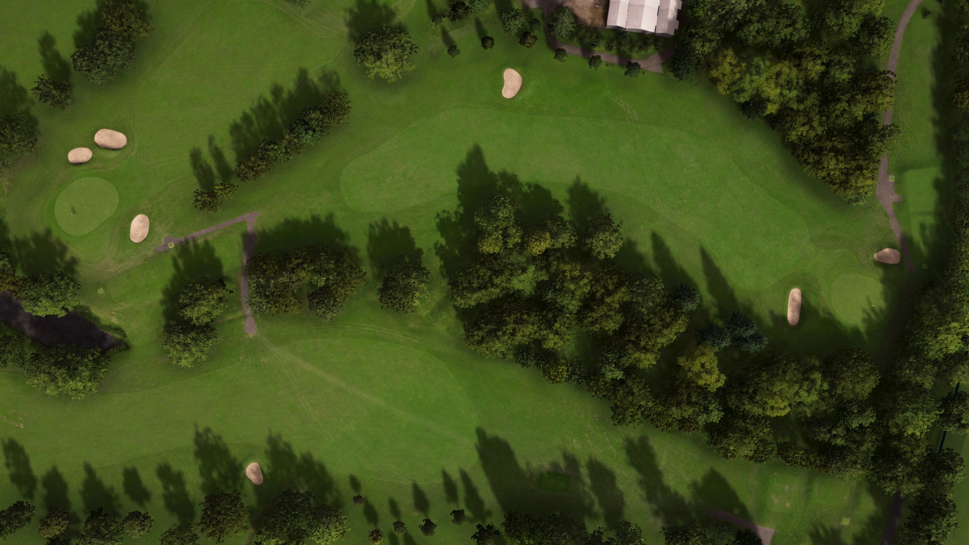 Hole 13 at Downshire Golf Complex