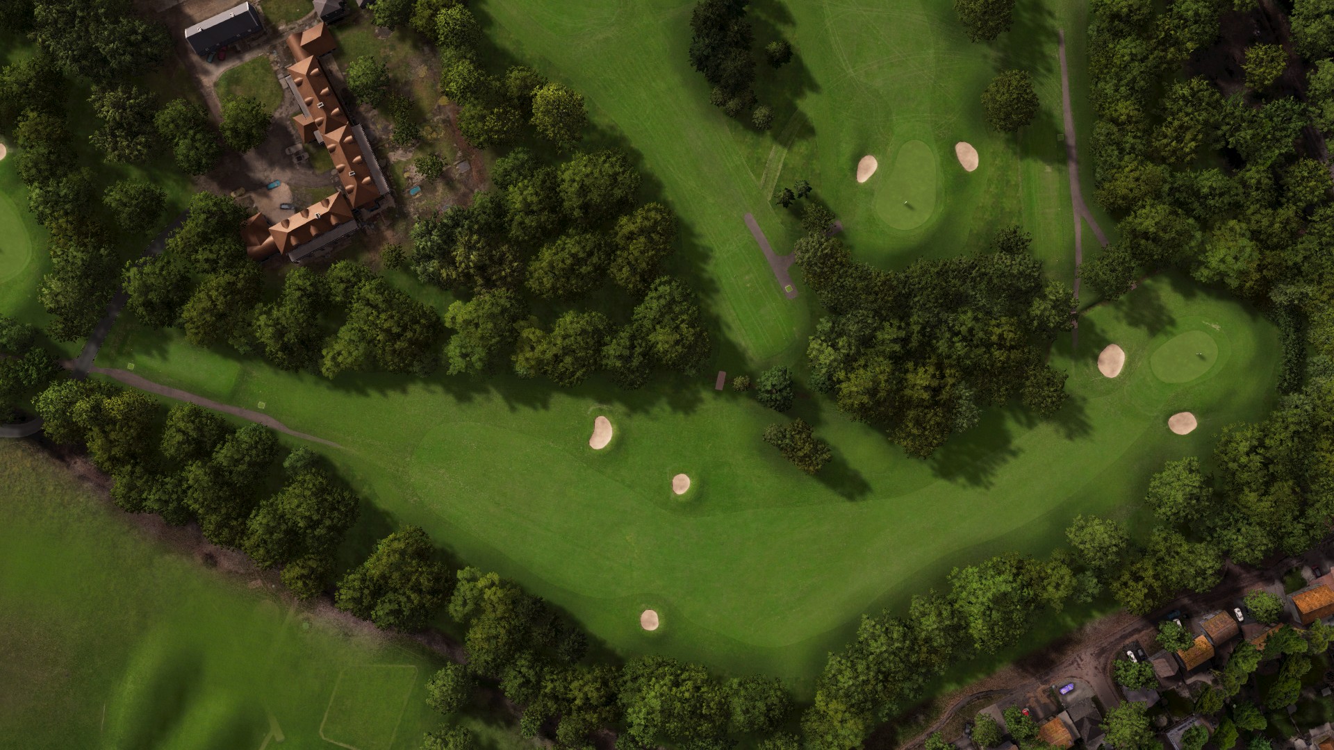 Hole 15 at Downshire Golf Complex