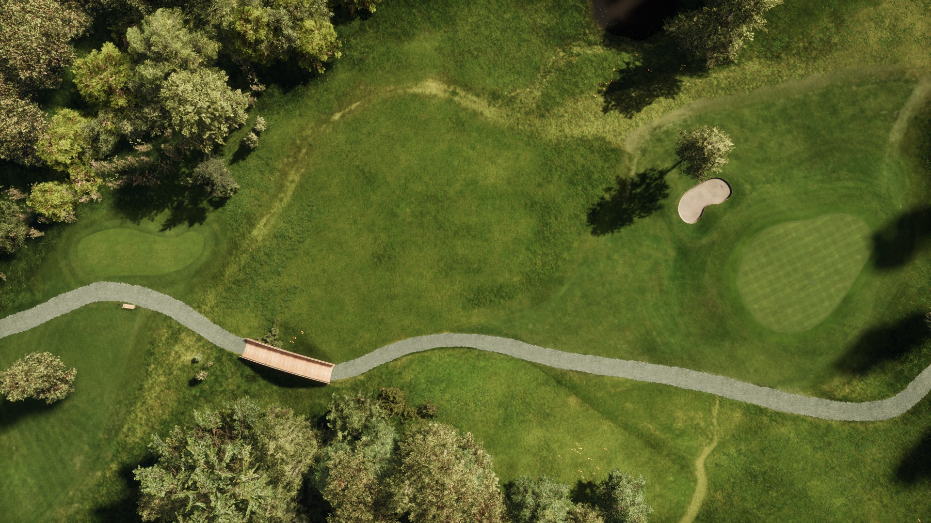 Hole 2 at Drammen GK