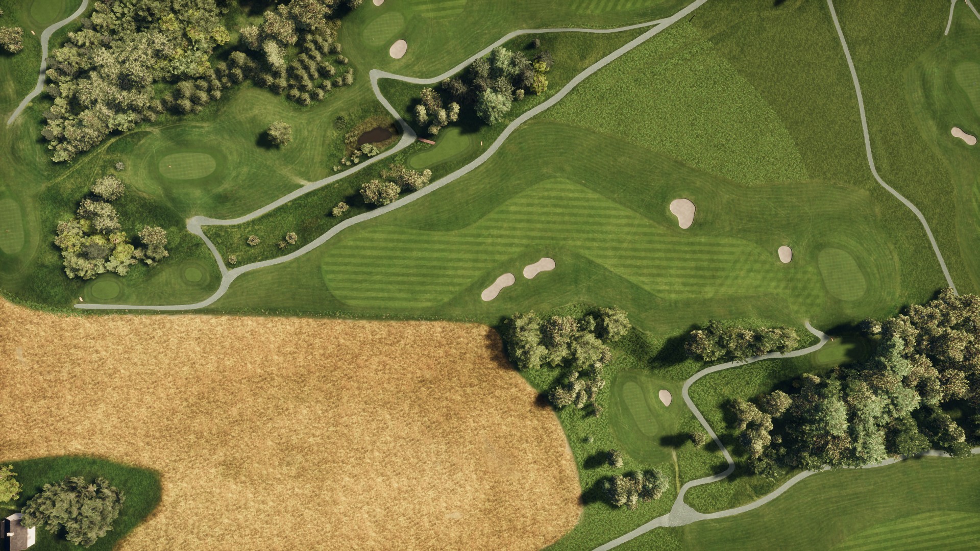 Hole 5 at Drammen GK