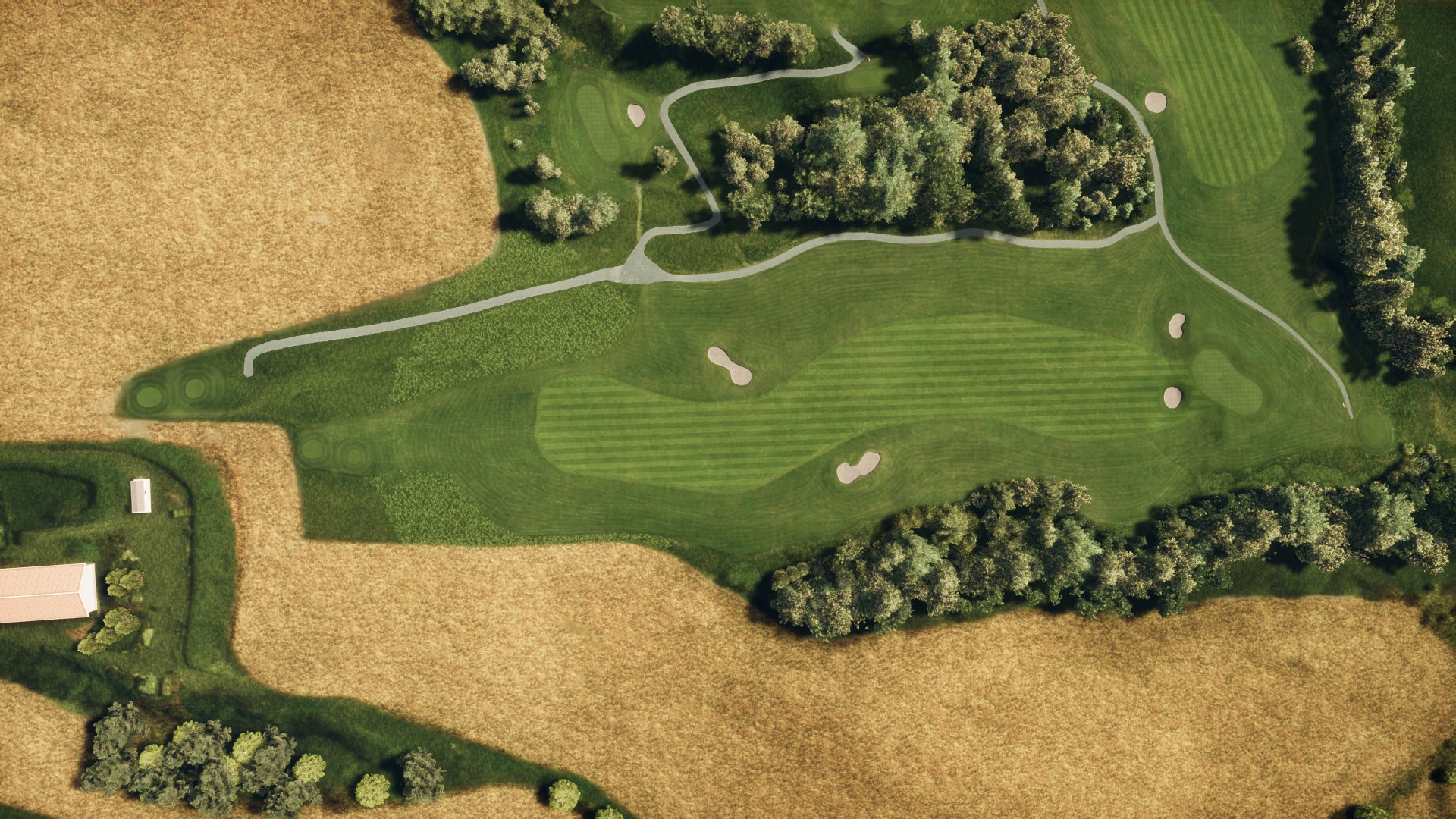 Hole 7 at Drammen GK