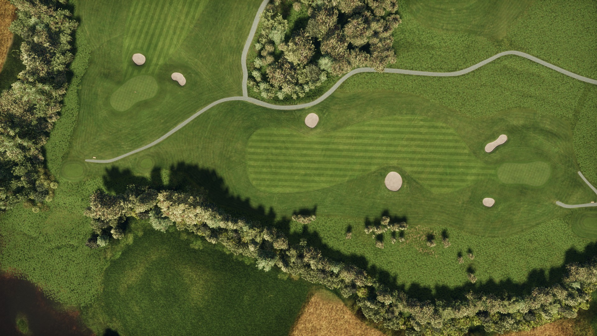 Hole 8 at Drammen GK